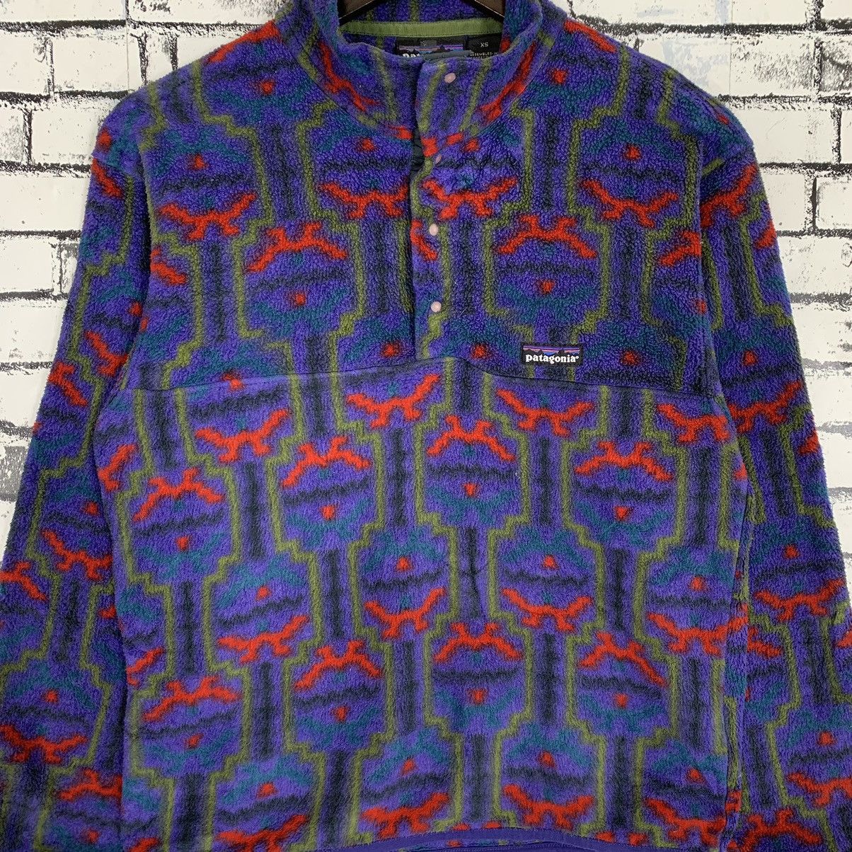 Vintage - Patagonia Fleece Sweatshirt Patagonia Pullover - 5