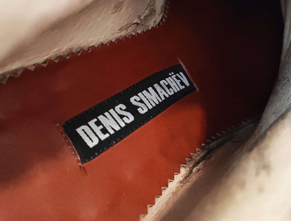 Denis Simachev - Ankle backzips.Like Hermes or Ann Demeulemeester boots - 9