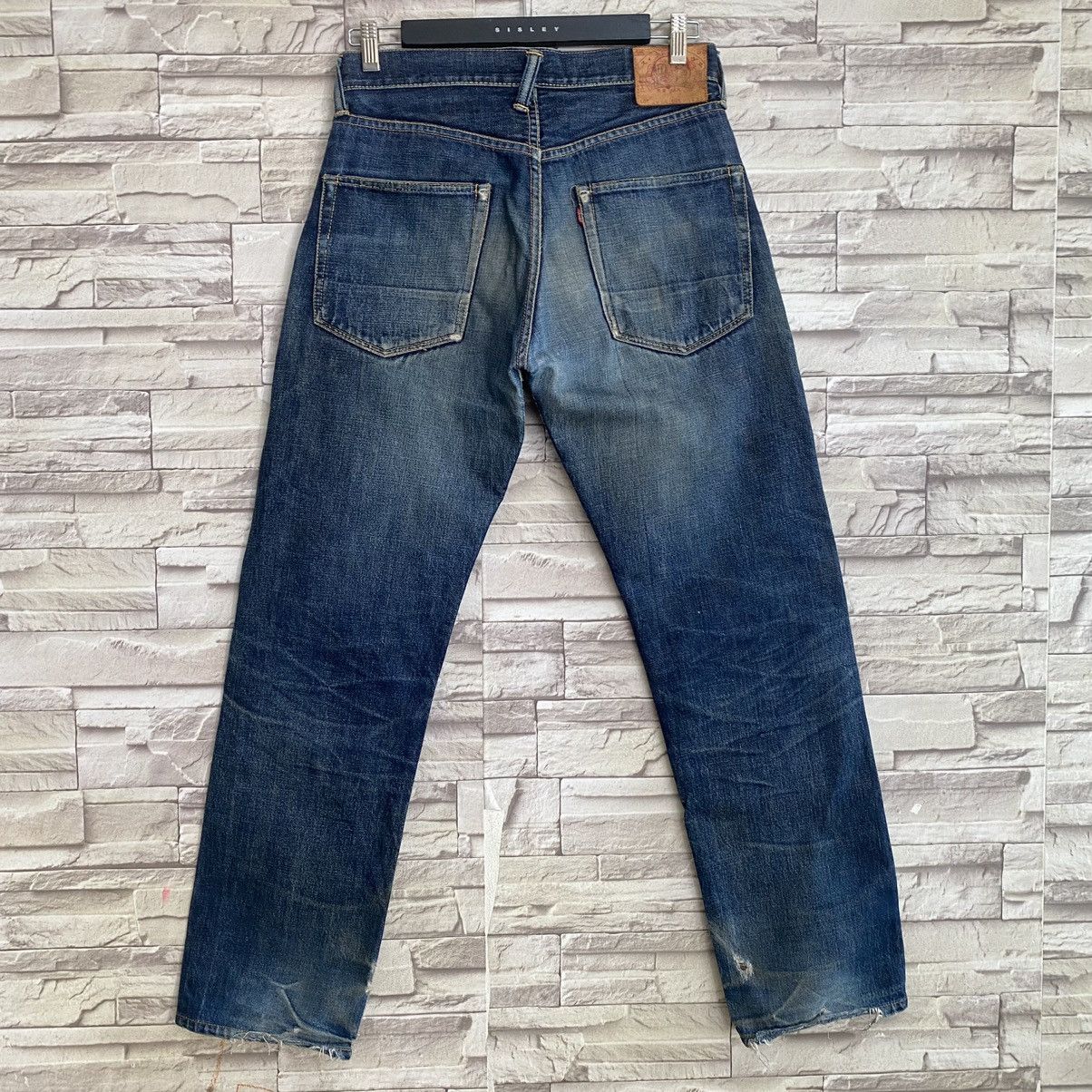 Evisu No2 Distressed Denim Selvedge Jeans 30x30 - 12