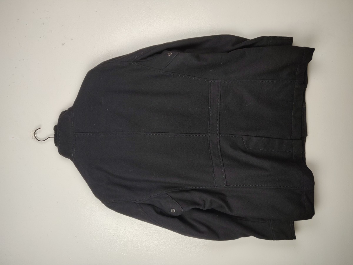 Cashmere & Wool - Wool Button Heavy Jacket Winter Season - 13