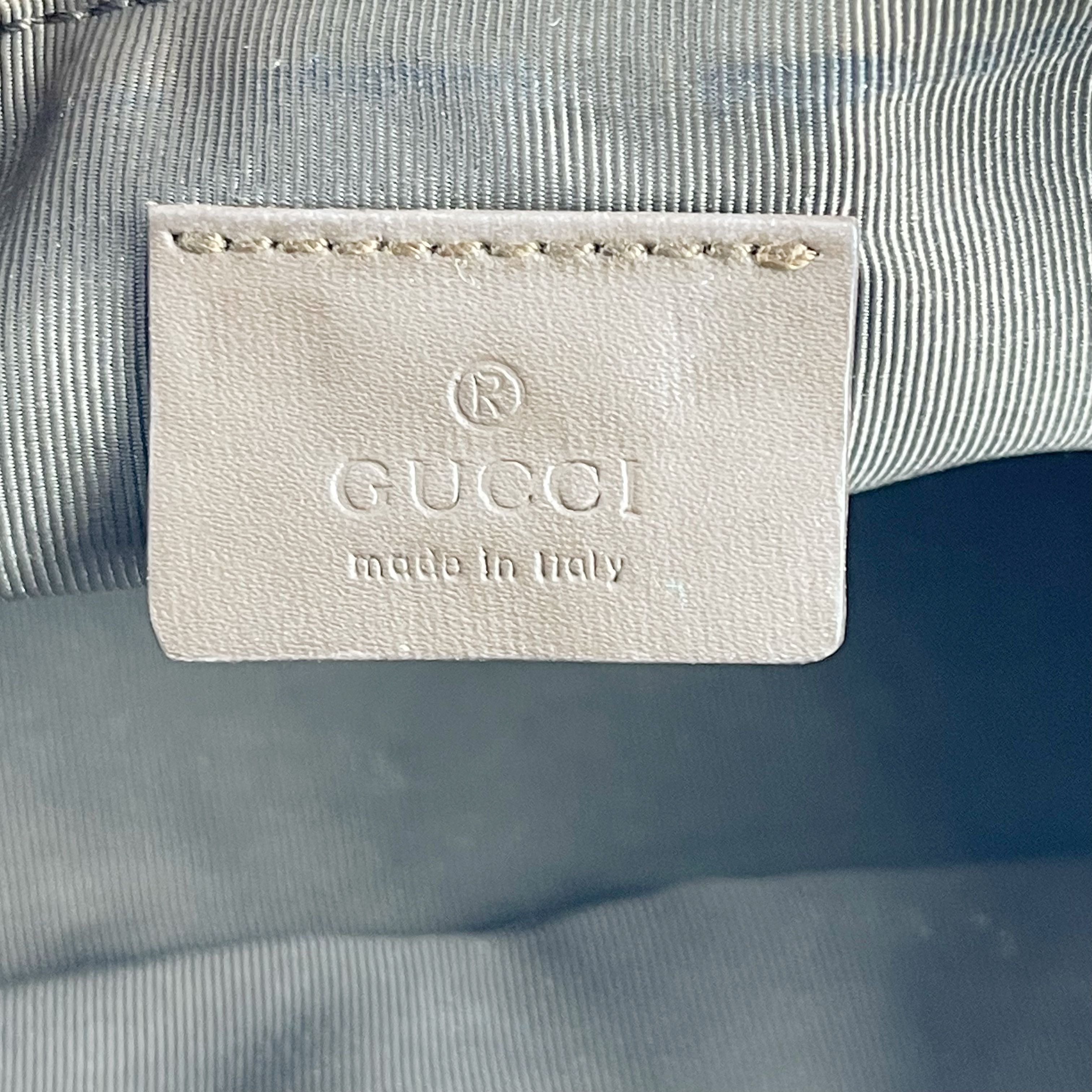 Gucci GG Canvas Boat Baguette Leather Trim - 7
