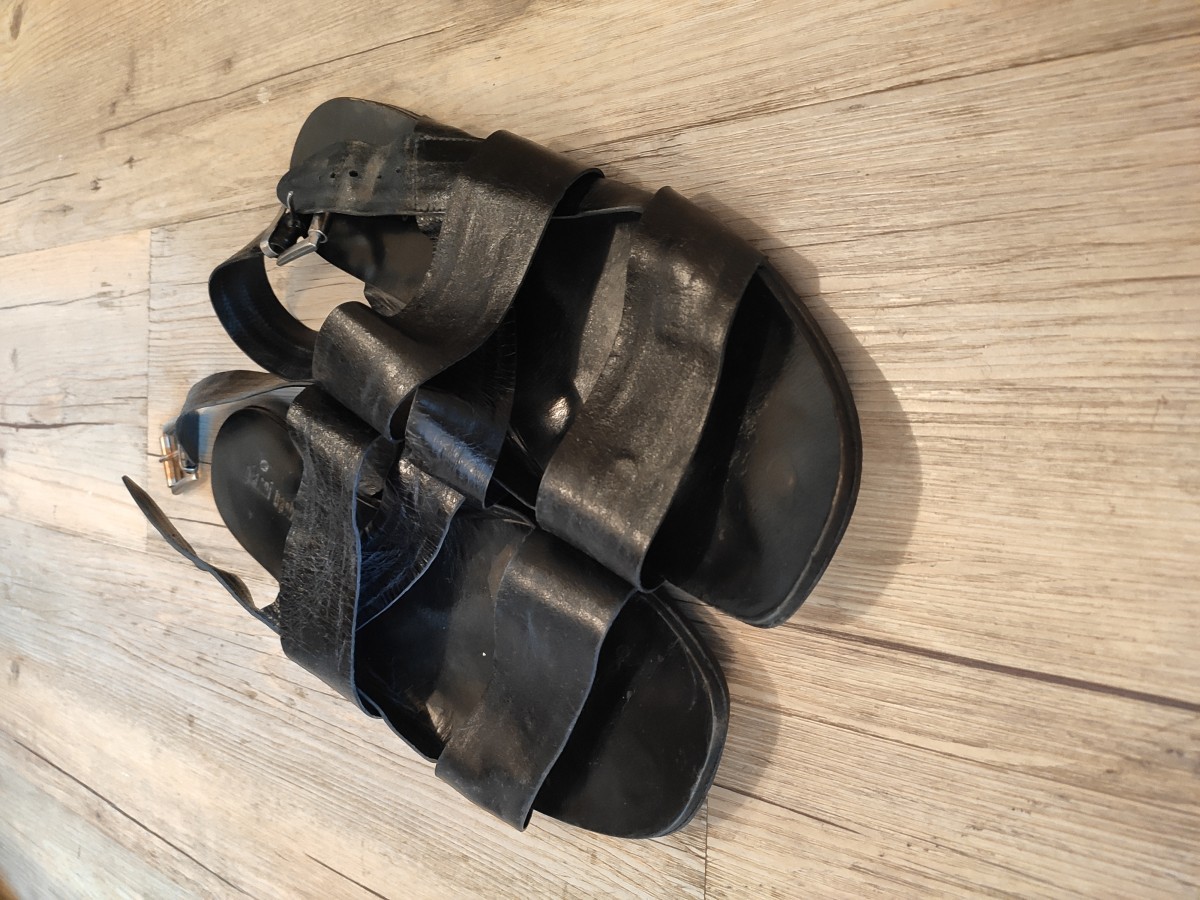 Gianni Barbato - Leather sandals.Like Guidi Marsell or Saint Laurent - 1