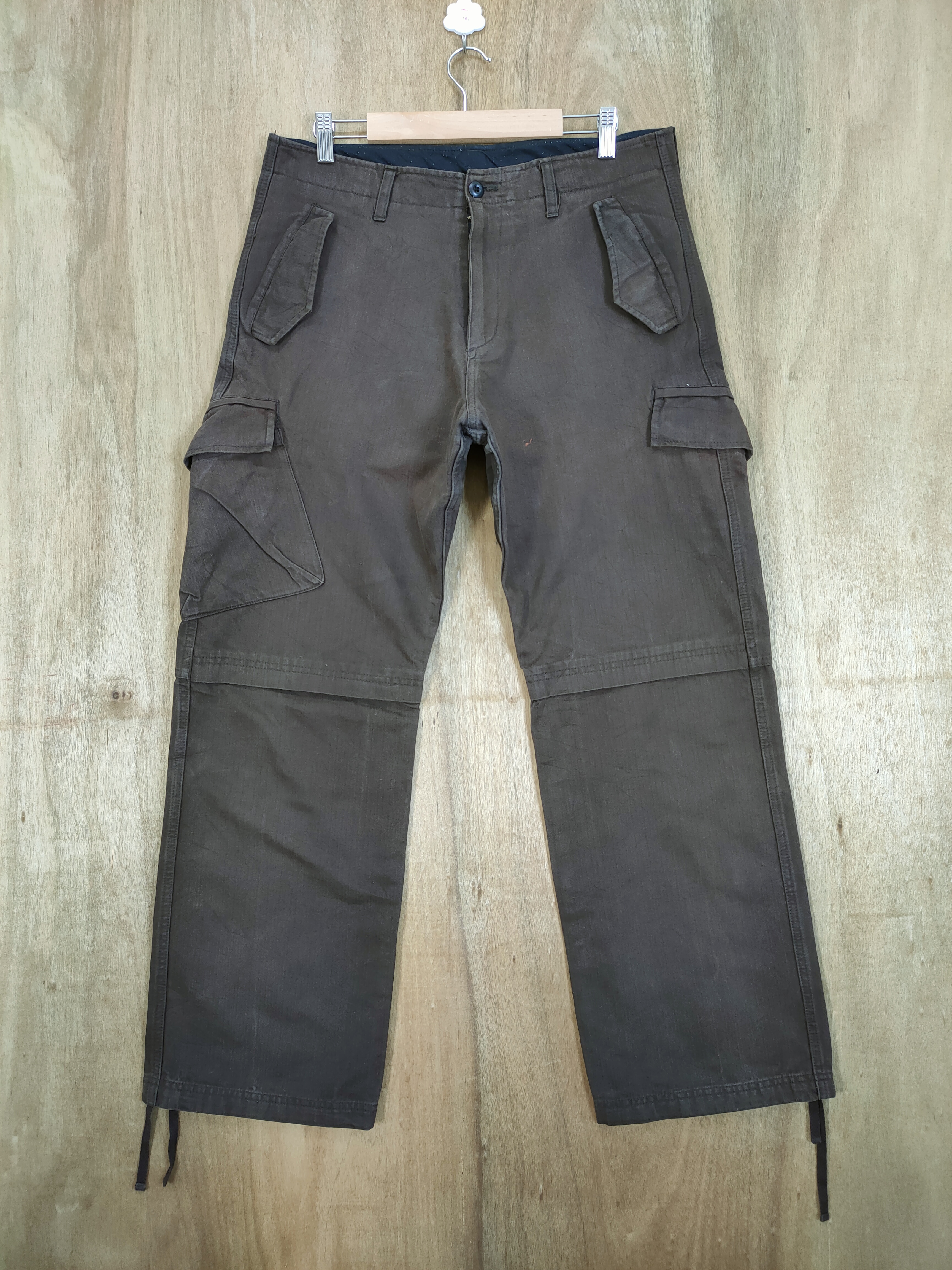 Vintage - PPFM BROWN CARGO PANTS - 1