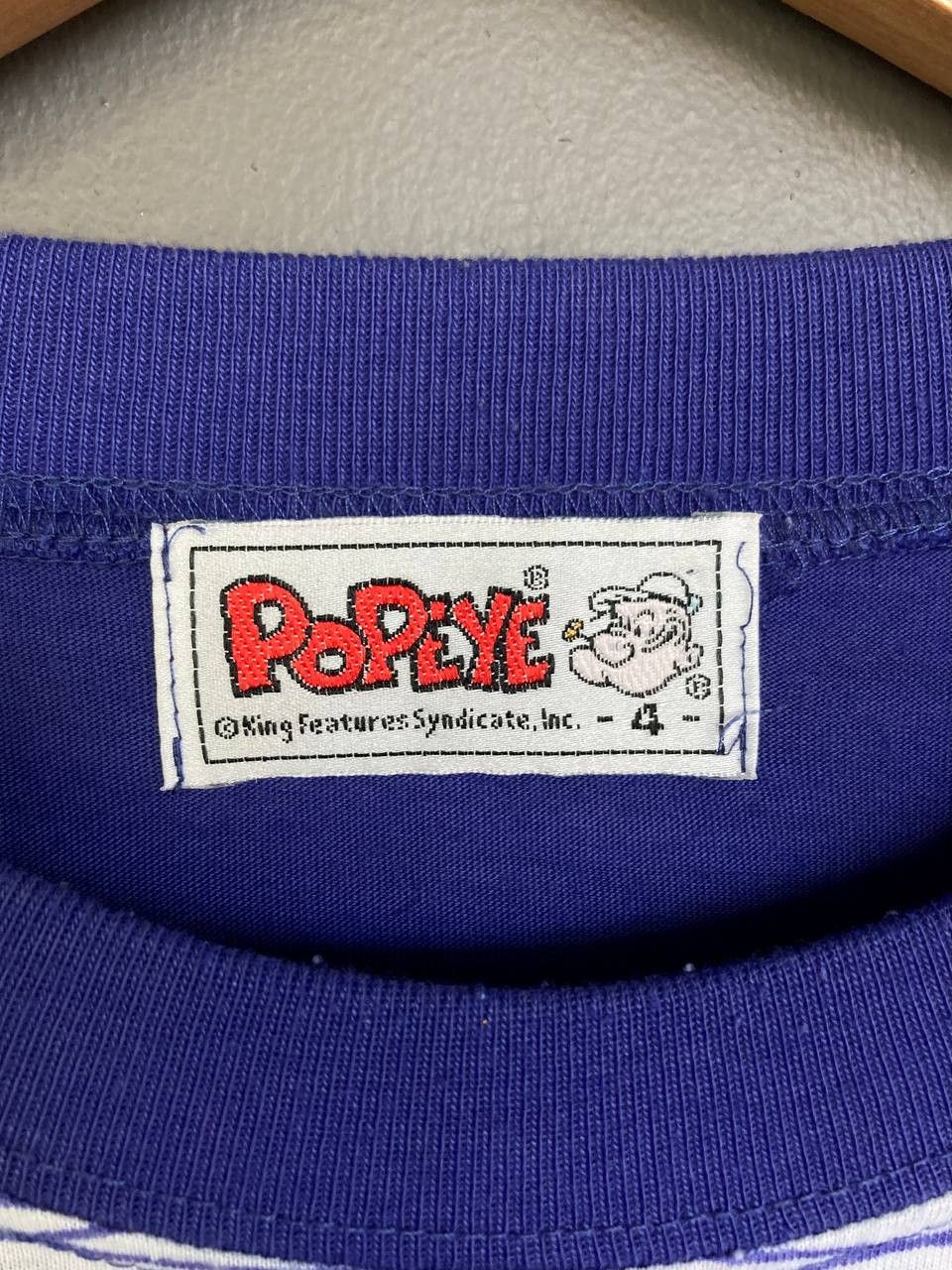 Vintage 90’s Popeye “Super Bowl Hero” Mega Print Tee - 8