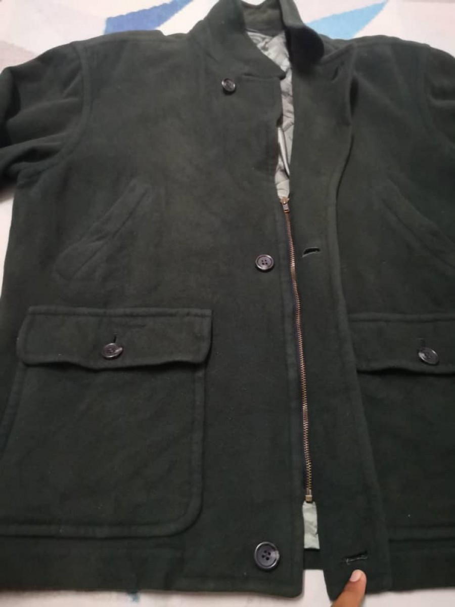 Calvin Klein - Vintage Calvin Klien Wool Zip Up Jacket - 3