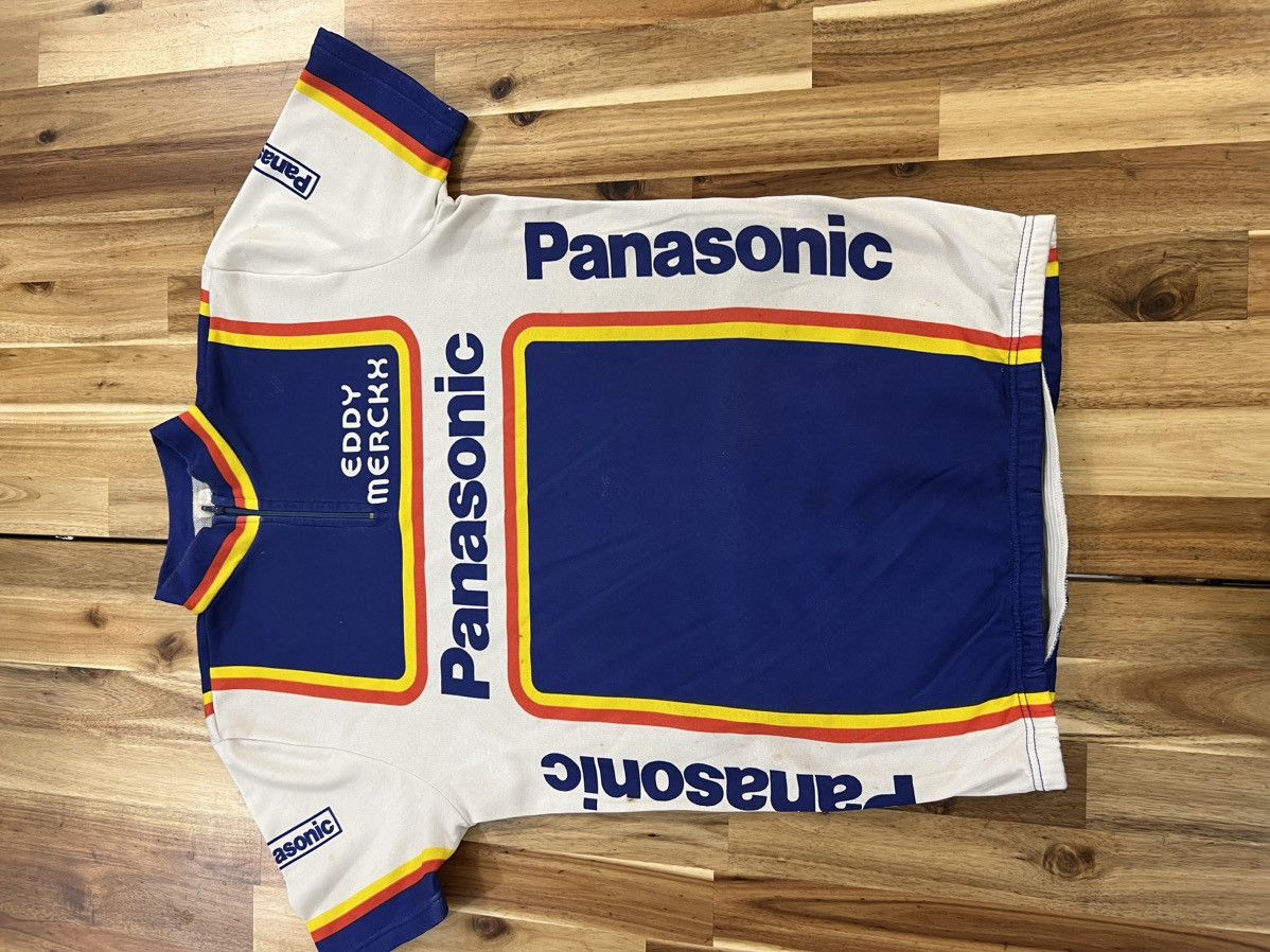 Vintage 80’s Eddy Merckx Panasonic Cycling Jersey - 1