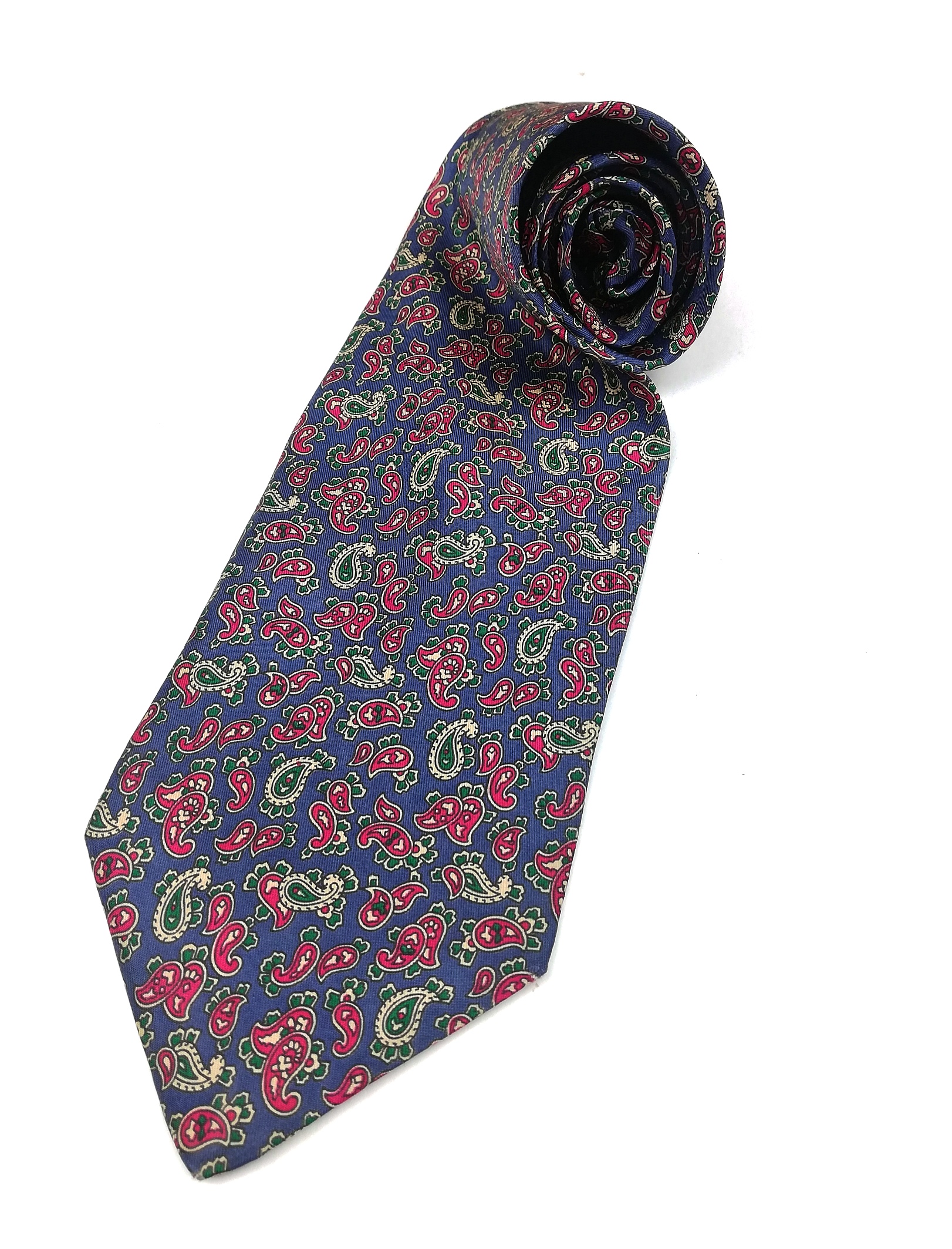 Christian Dior Monsieur - Authentic Christian Dior Monsieur Paisley Design Silk Tie - 2