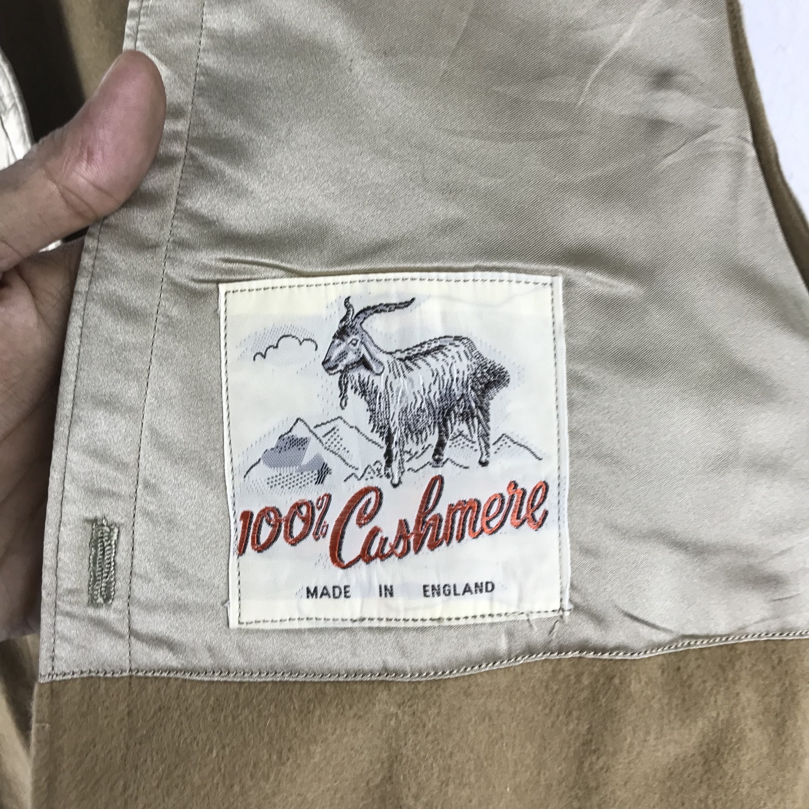 Autumn Cashmere - Brown 100% Cashmere Lining Made In England - 4