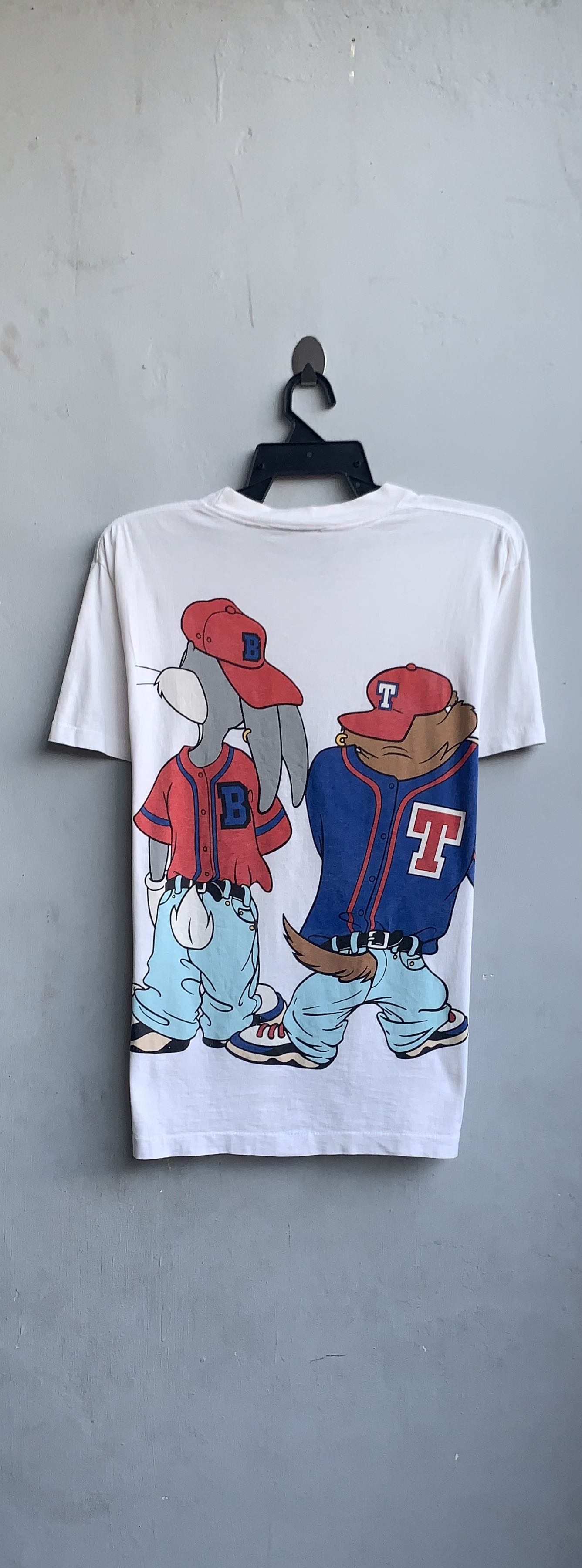 Tazmania Bugs Bunny Mirror Print 1983's Vintage Shirt - 5