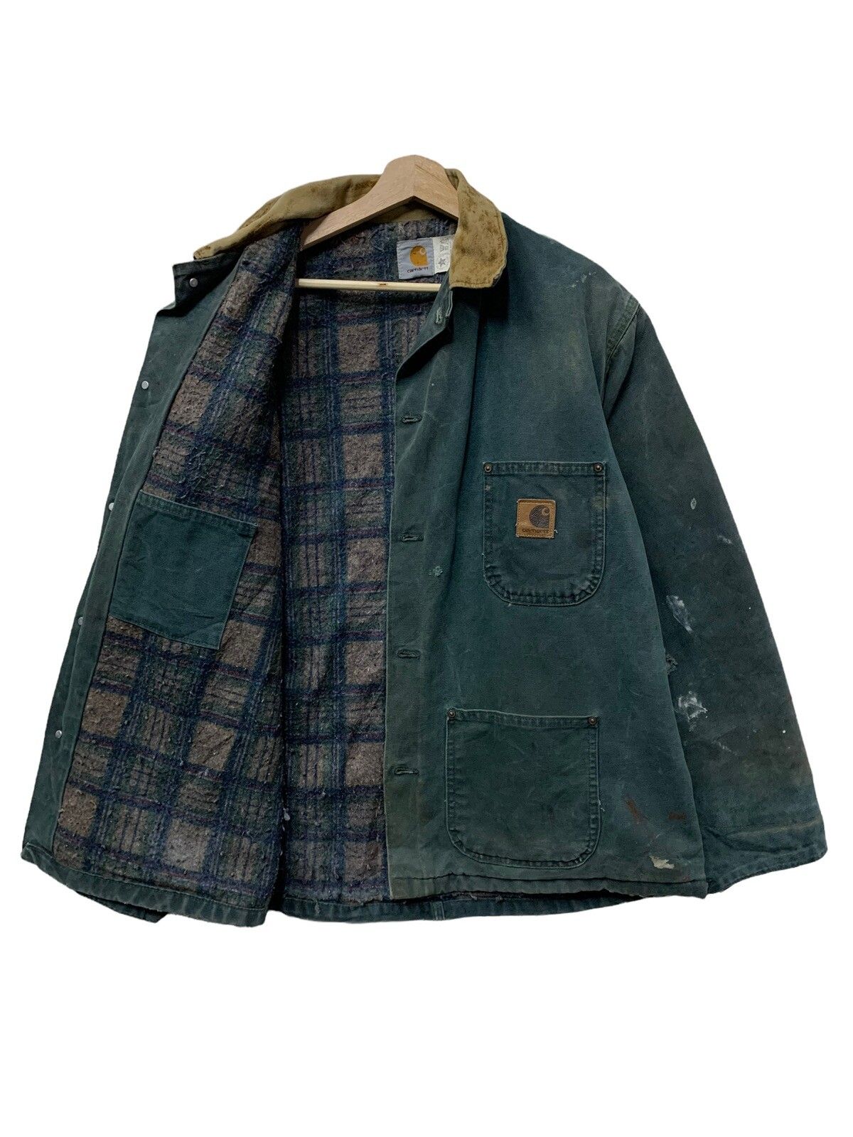 🔥DISTRESSED CARHARTT WORKERS CHORE JACKETS - 1