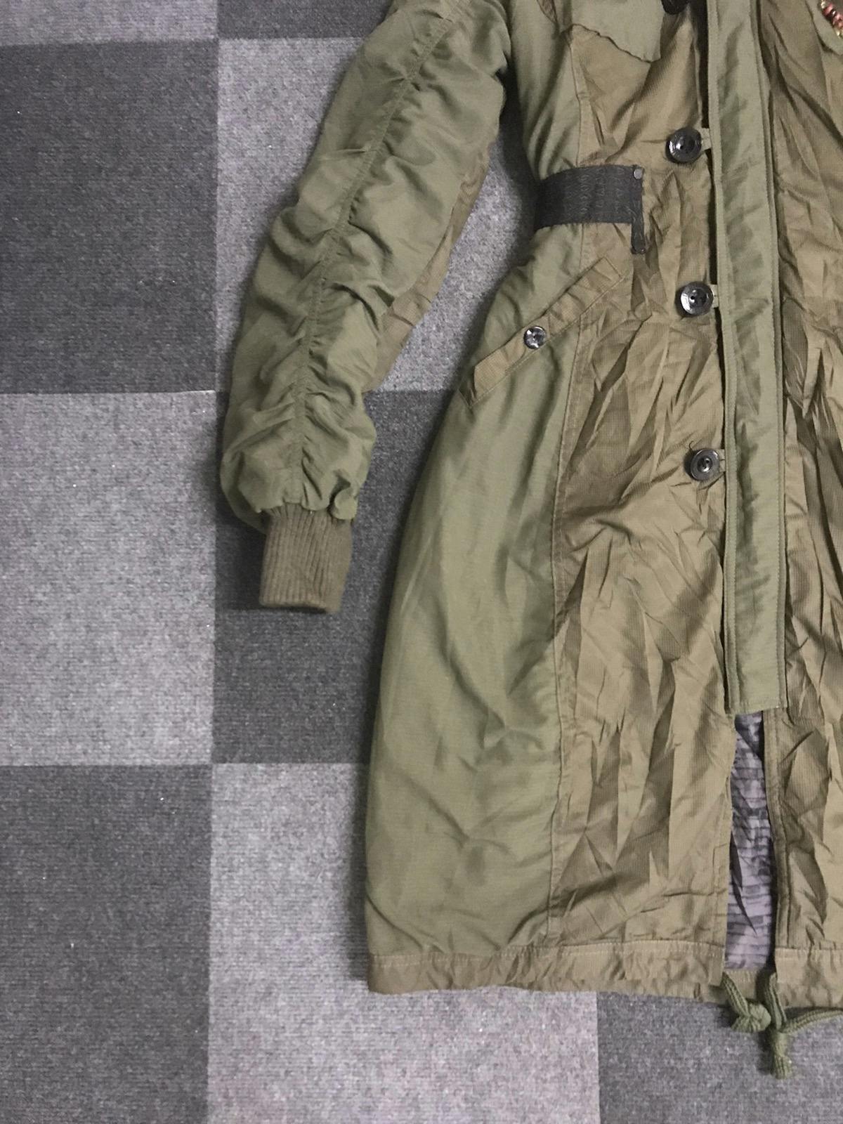 PAR7 DIESEL Italy Very Rare Archival Two Tone Military Parka - 5