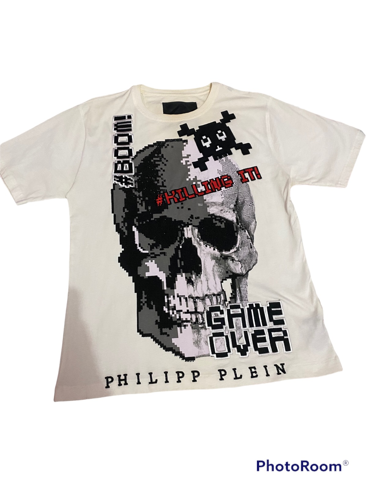 💥Last Drop💥Philip Plein Game Over T-Shirt - 1