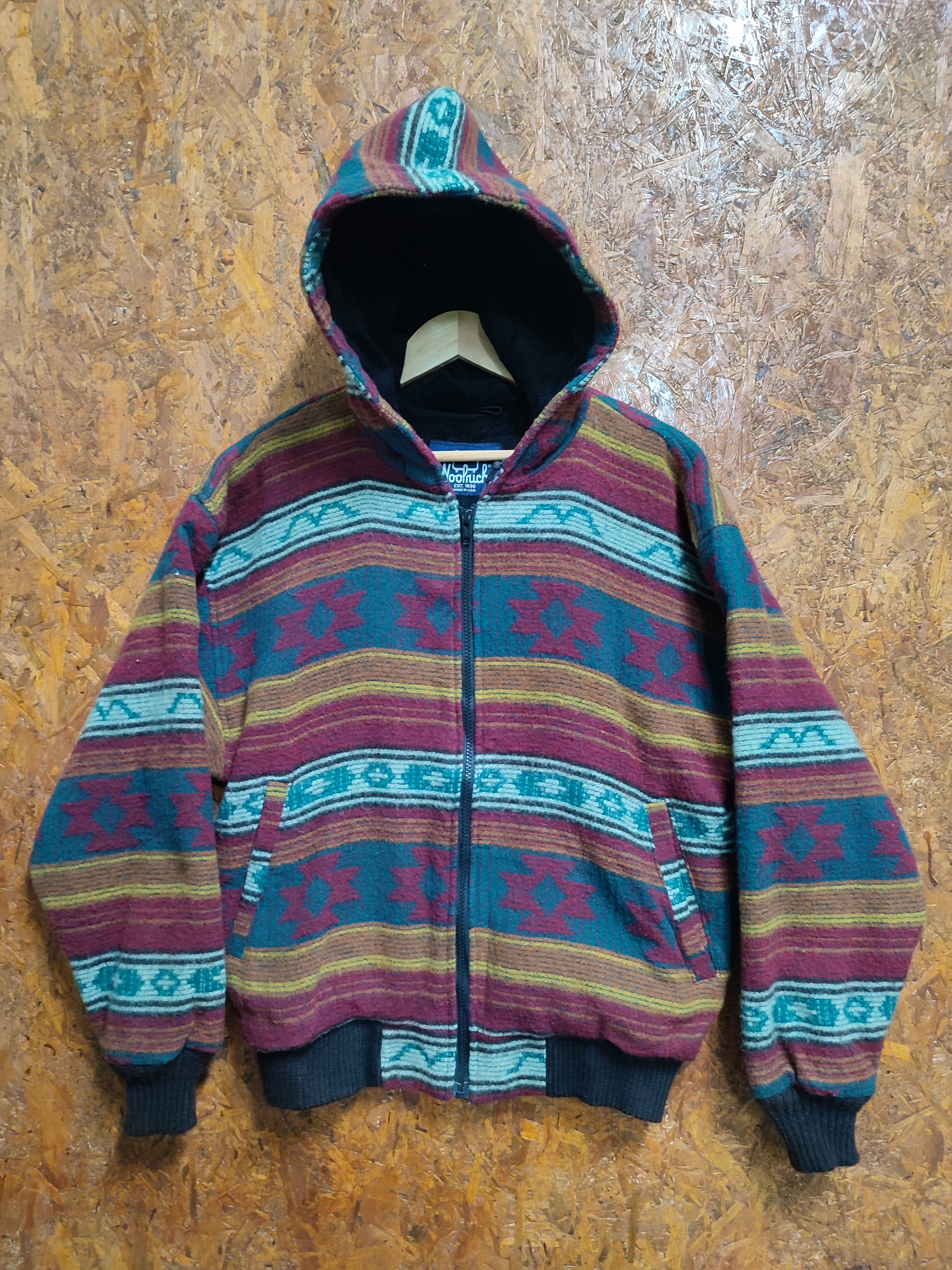 Woolrich Woolen Mills - Woolrich American Native Aztec Novajo Zipper Jacket  Wool