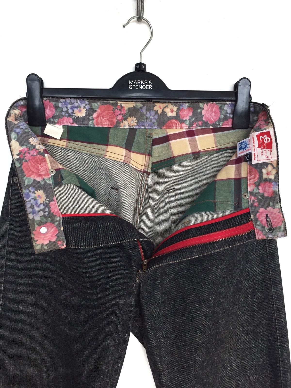 SS12 Engineered Garment 🇺🇸 NY Floral Lining Denim - 10