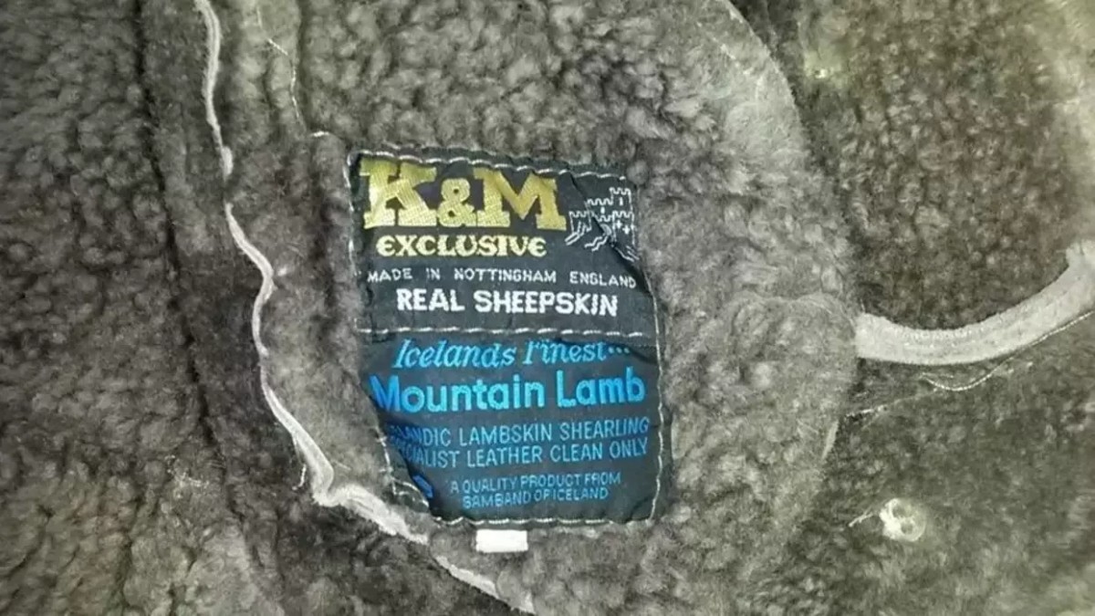 Vintage - 100% Real Lambskin Shearling / Jacket - 10