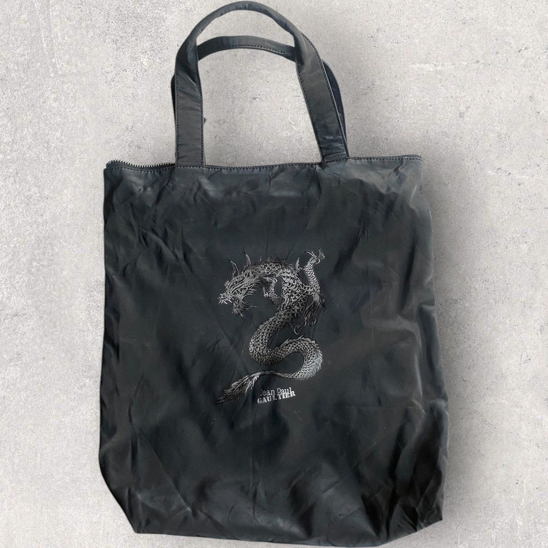 Vintage Dragon Tote Bag - 1