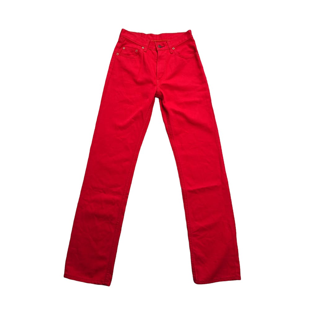 Levi's 552 Red Denim Jeans - 1
