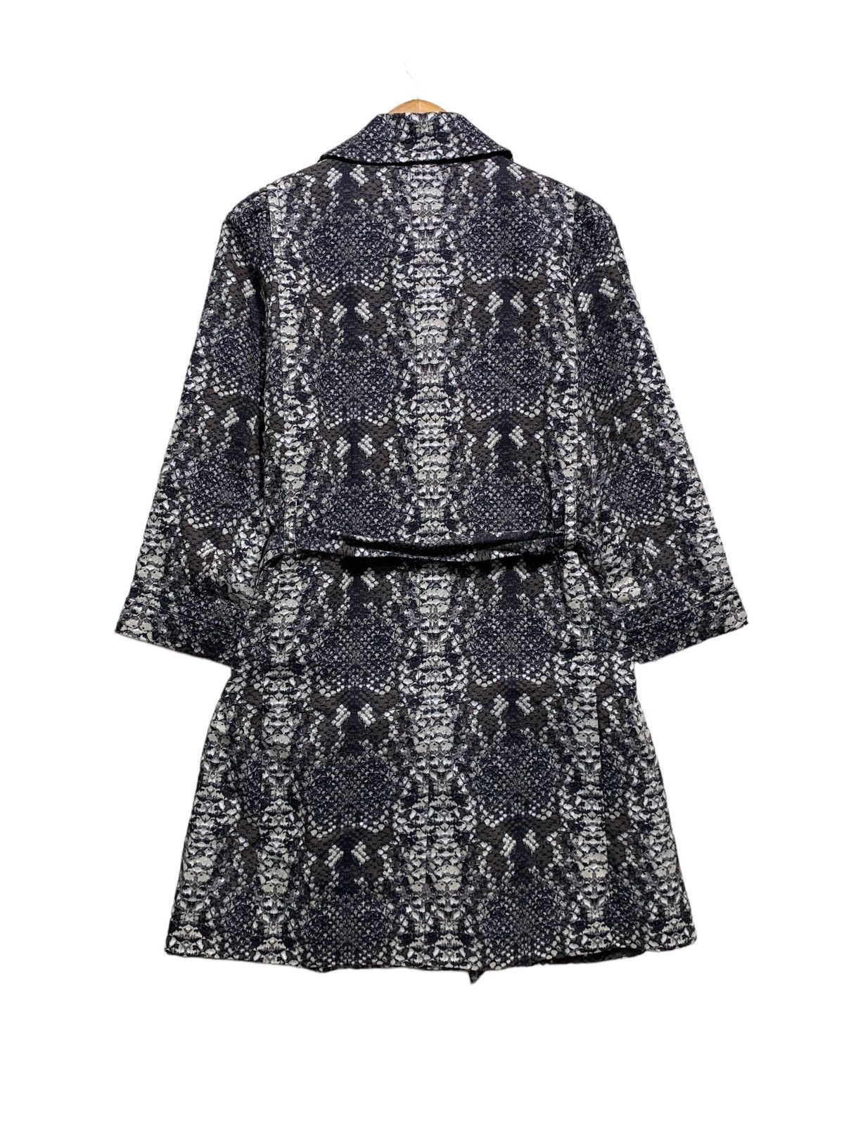 🔥MARC JACOBS SNAKESKIN PRINTED TRENCHCOATS - 5