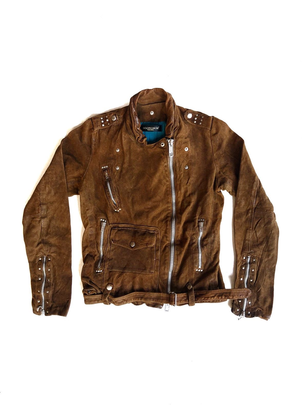 DOPE🔥OG Golden Goose Chiodo Leather Jacket Biker - 2