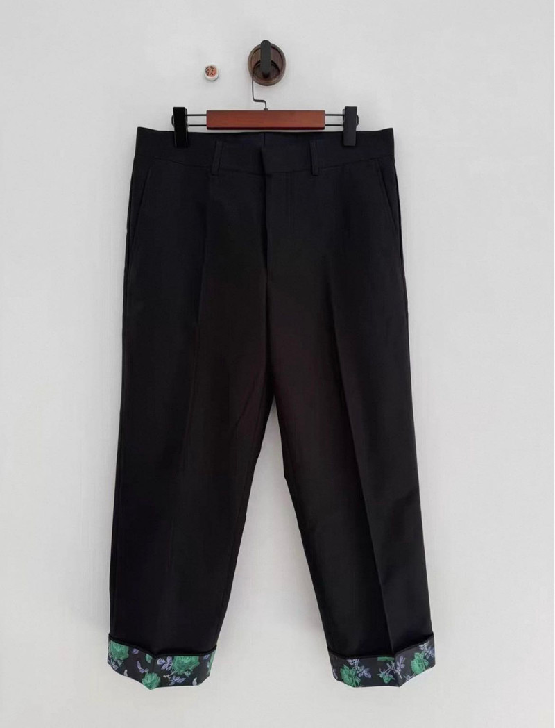 Dior Floral Print Cuffed Pants - 1