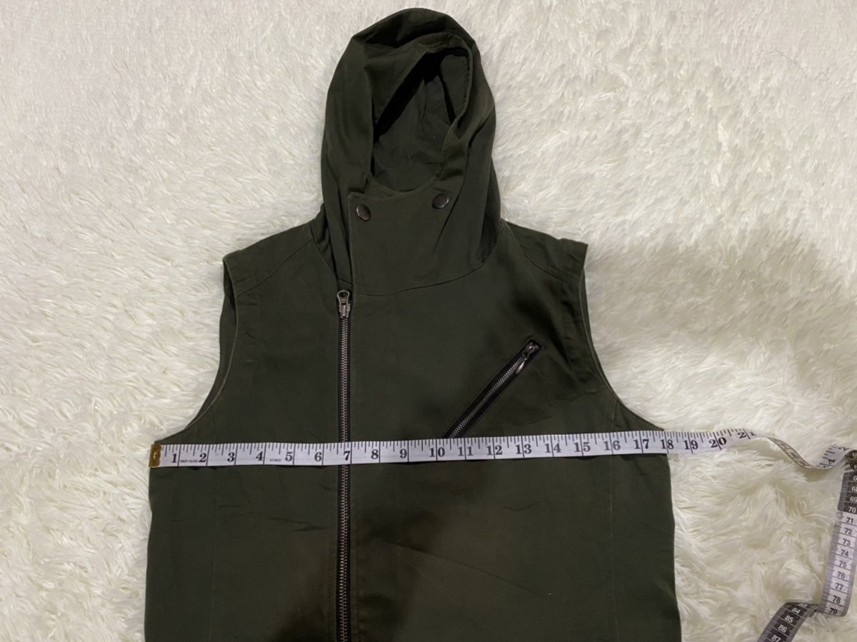 Japanese Brand - Semantic Design Sleeveless Hoodie Jacket - 18