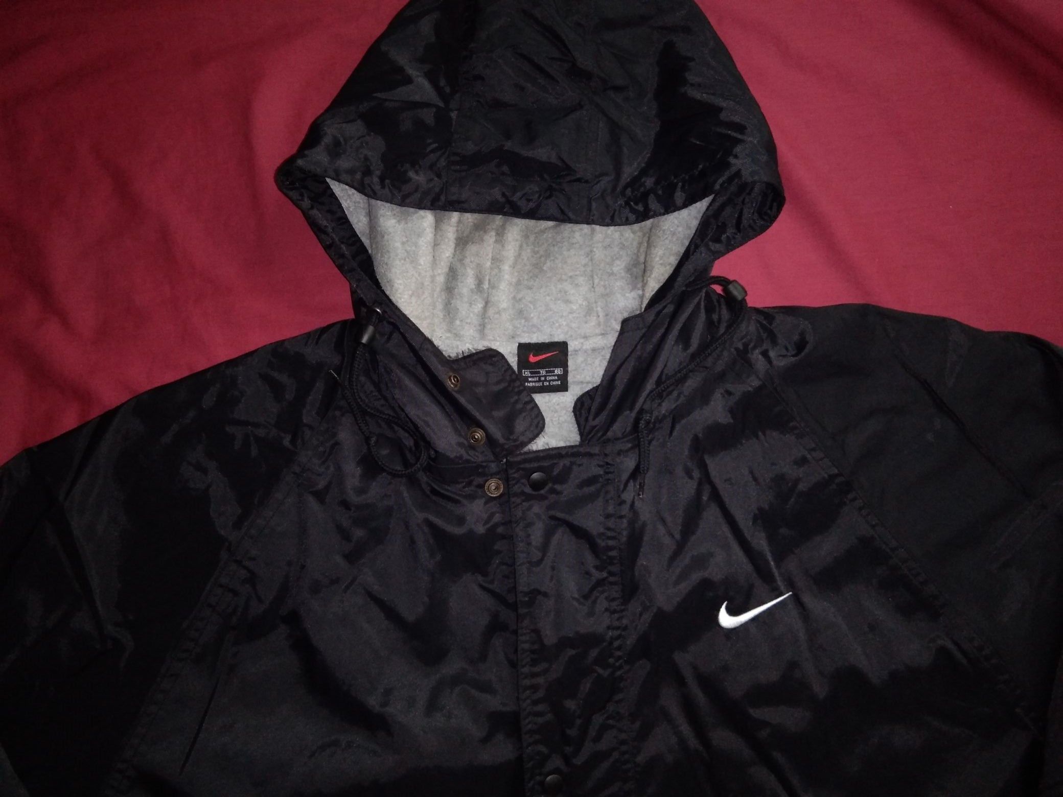 VTG NIKE Swoosh Heavy/Thick Jacket Coat - 1