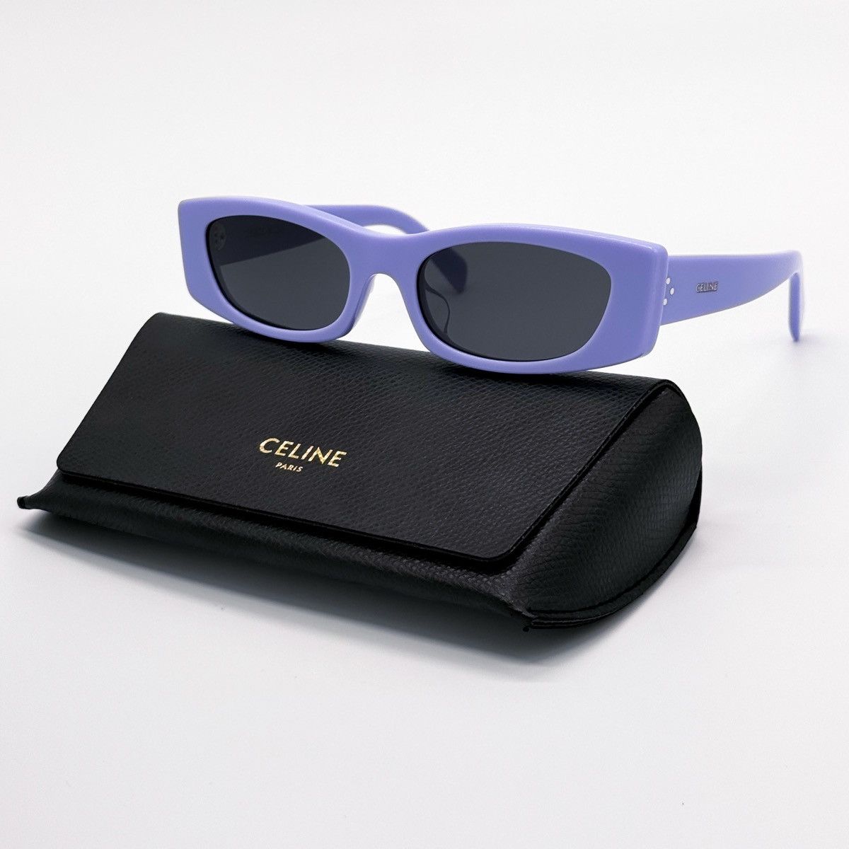 NEW CELINE CL40245U 78A PURPLE GREY SQUARE WOMEN SUNGLASSES - 3