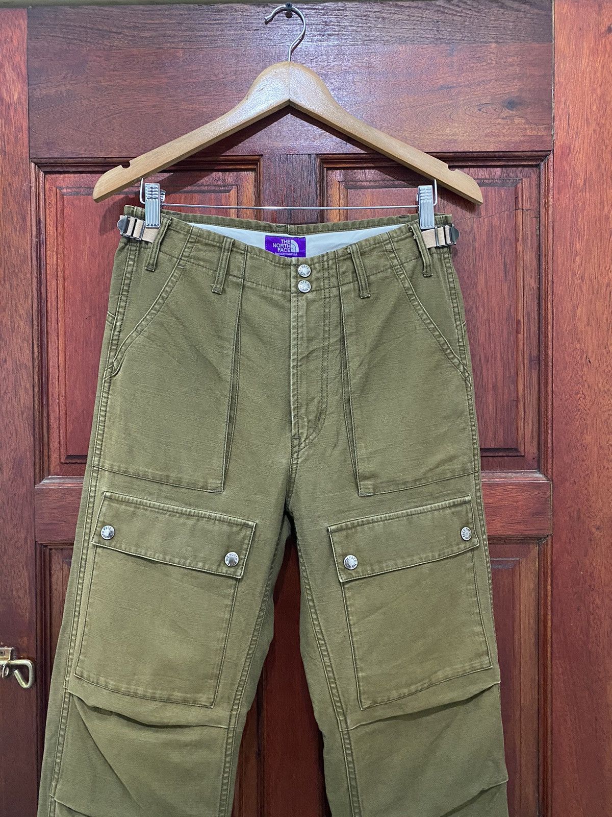 🔥The North Face Military Design Bush Pant Label Purple Pant - 3
