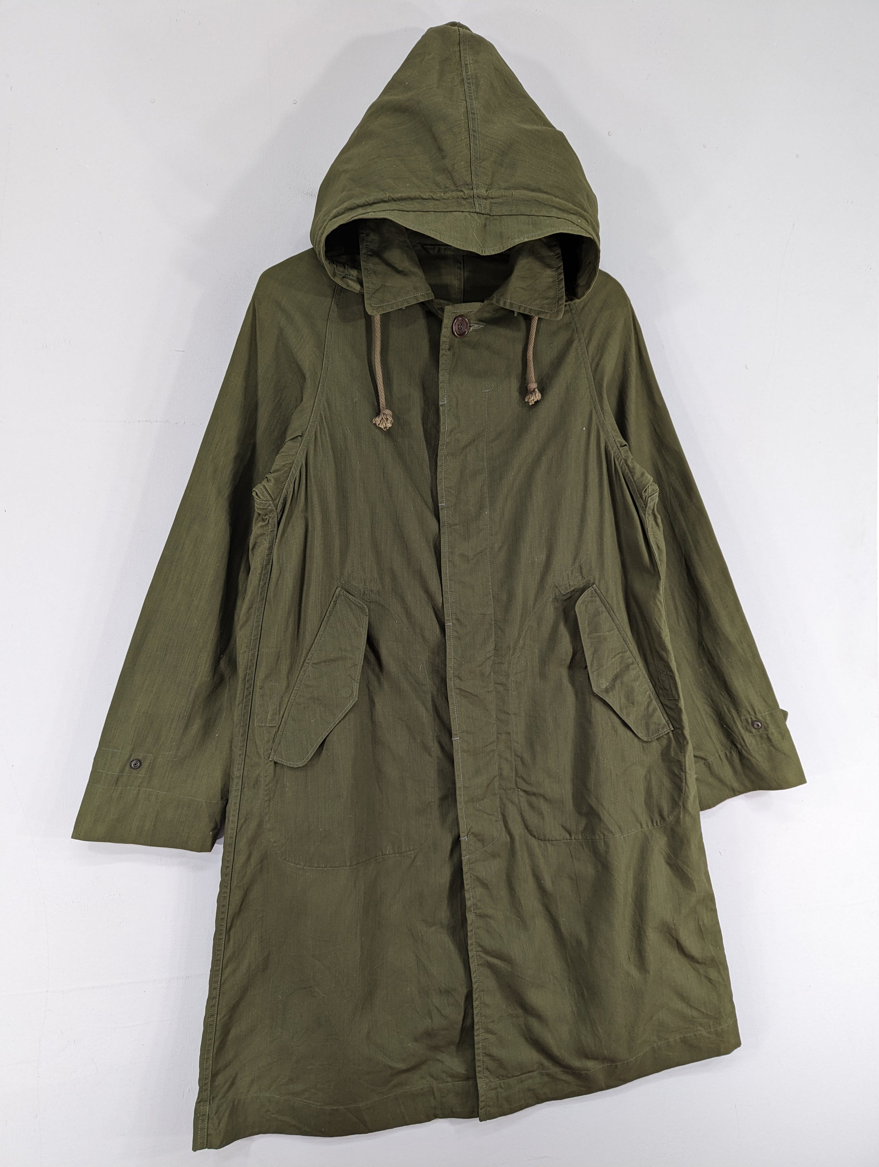 🔥RARE🔥45rpm Green Army Parka Hooded Jacket - 2