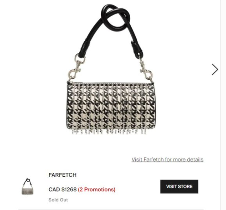Area NYC Crystal Houndstooth Bag - 8