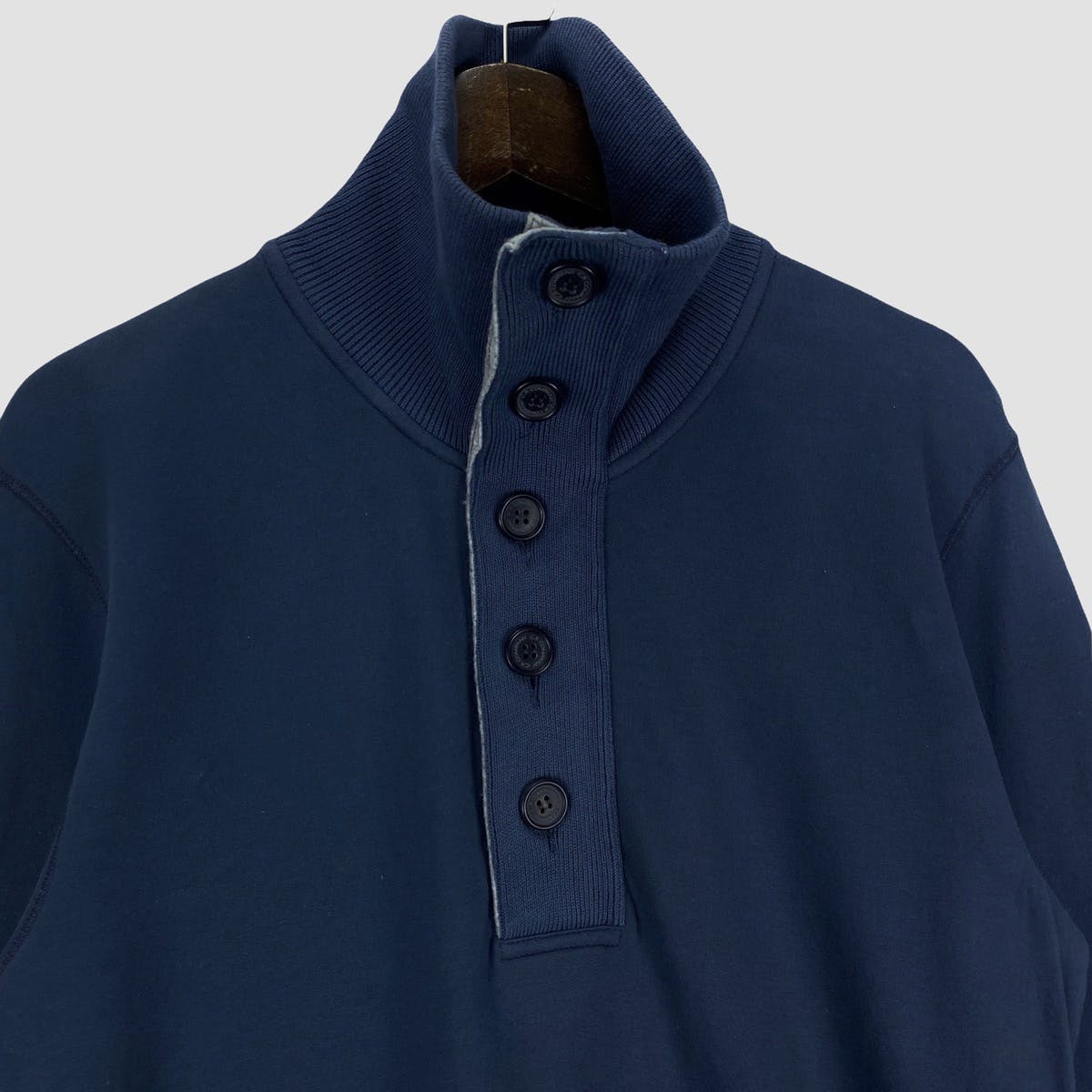 Vintage C.P Company Half Button Zipper Sweatshirt - 7