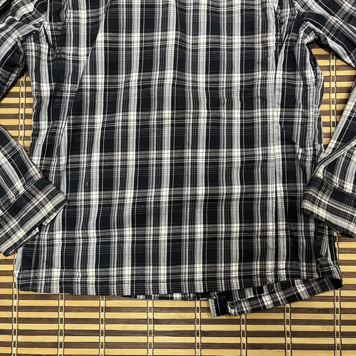 Vintage - Male & Co Slim Fit Flannel Matsuda Shirt Zipper - 17