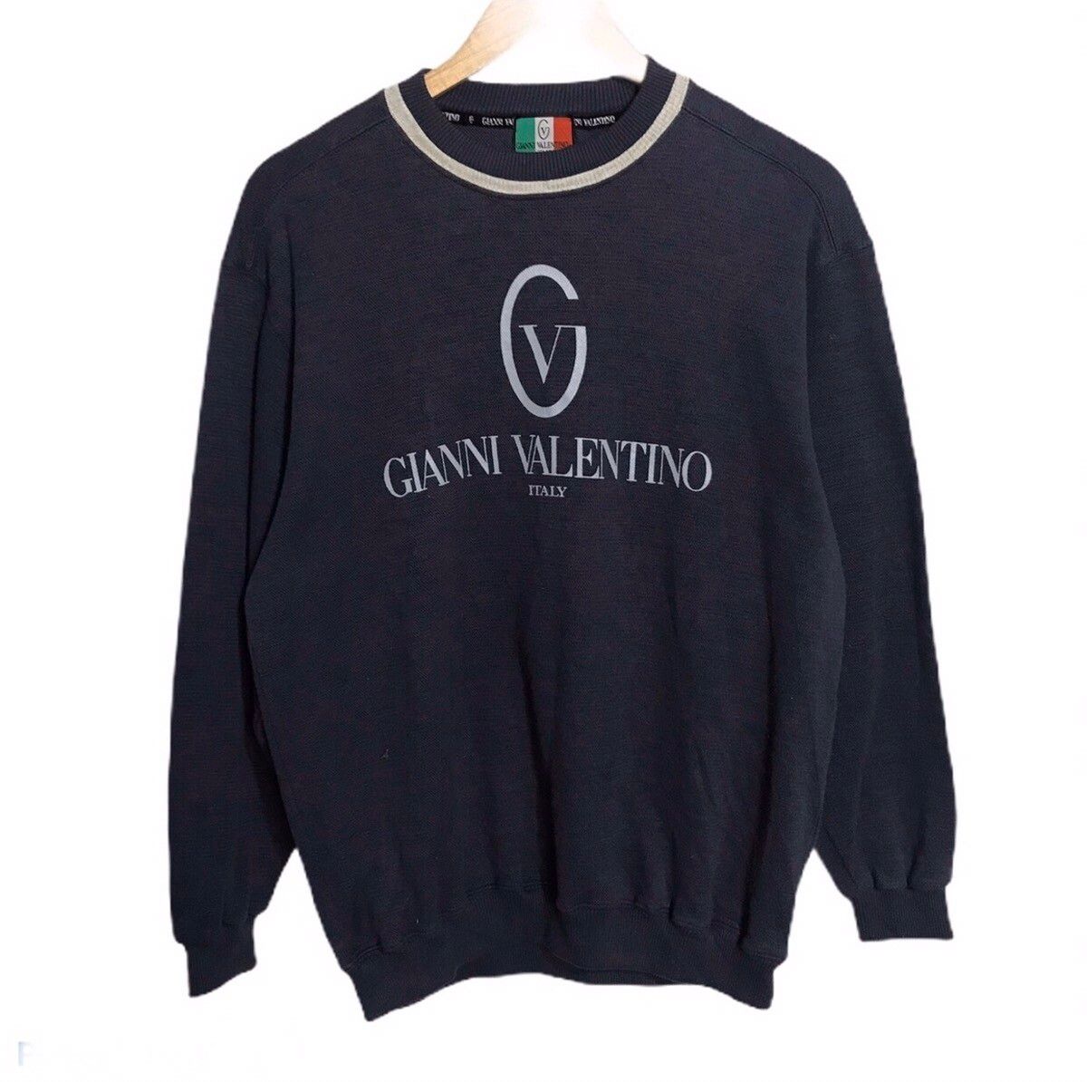 Gianni valentino big logo crewneck sweatshirt - 1
