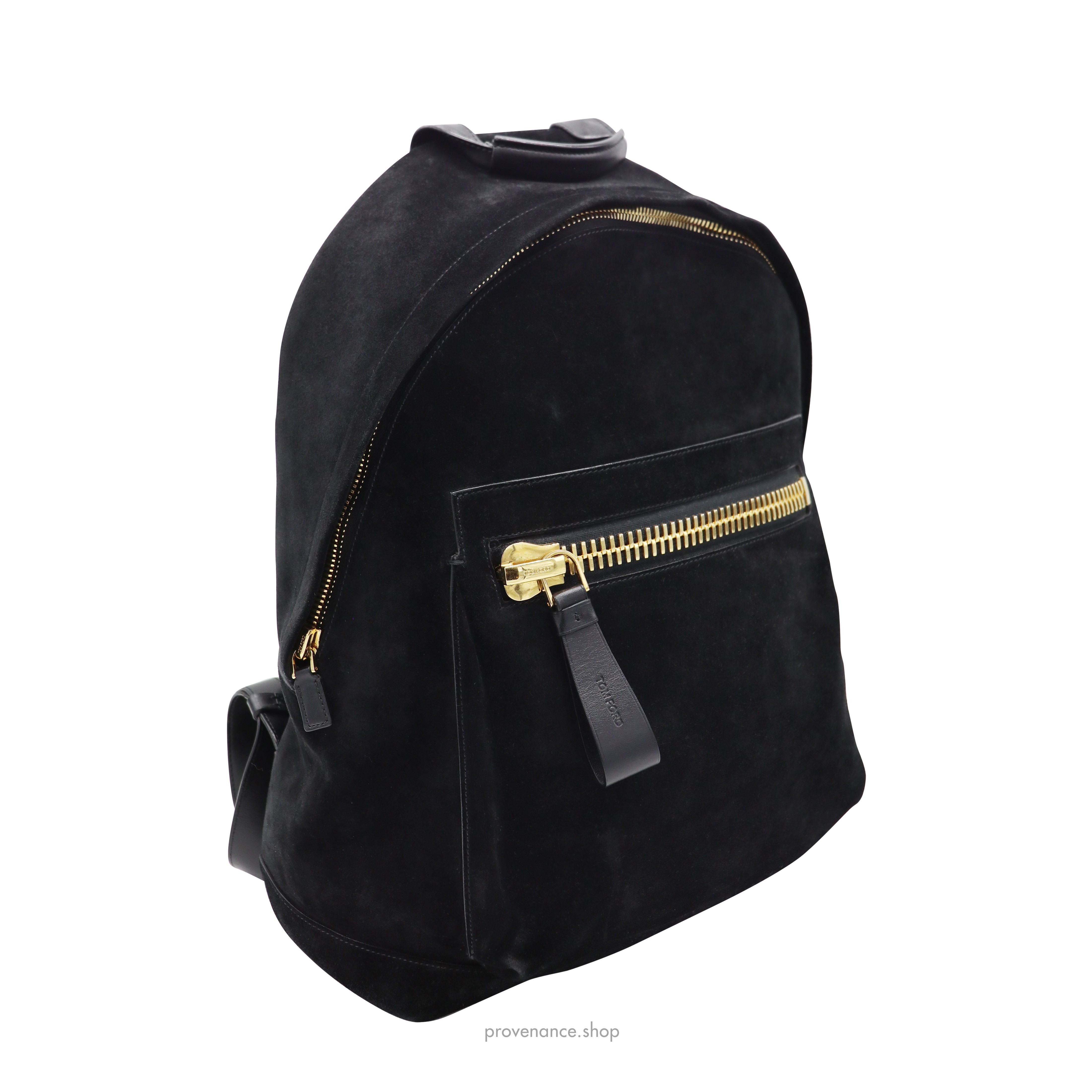 Buckley Backpack Bag - Black Suede - 5