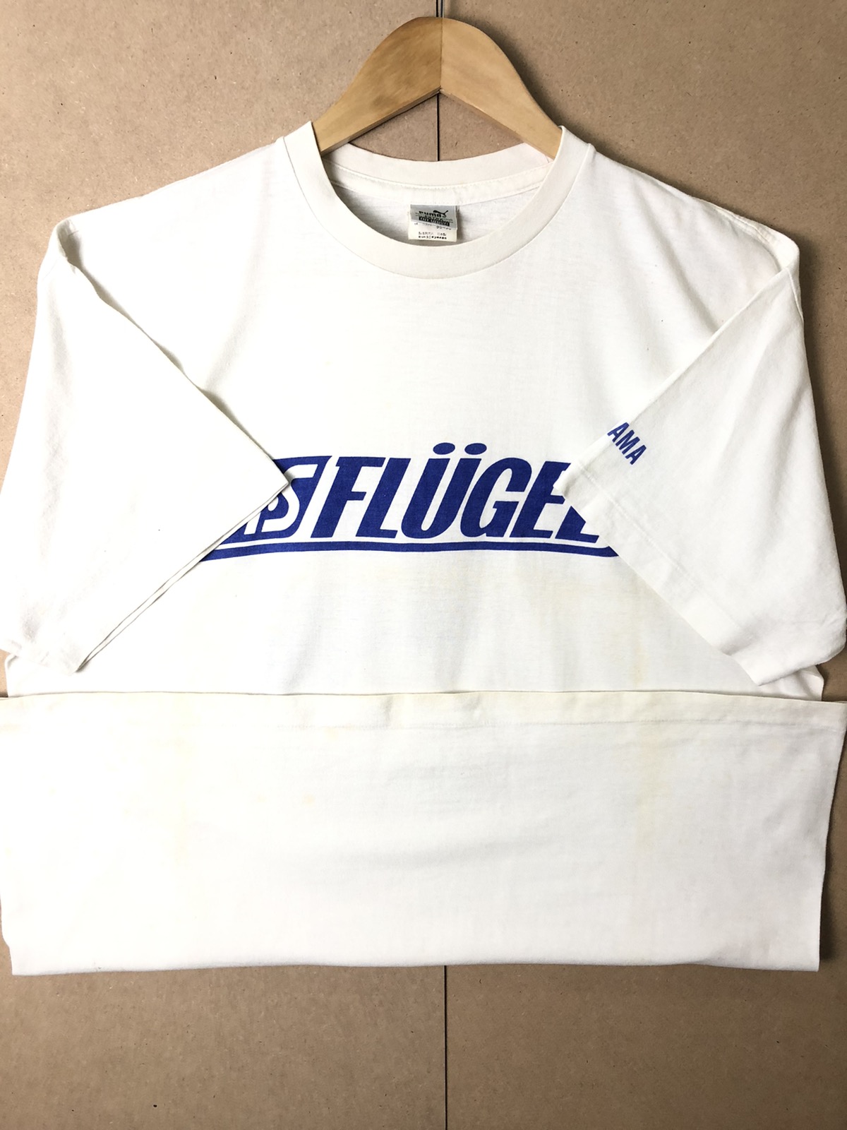 VTG 90s PUMA SHIRT AS FLUGELS WITH SPELL OUT BIG LOGO - 7