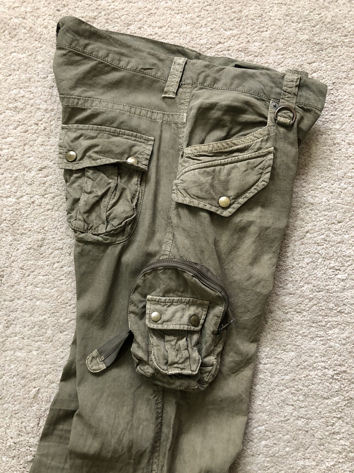 If Six Was Nine - 1990s Tete Homme Tactical Multi Pocket Cargo Pant