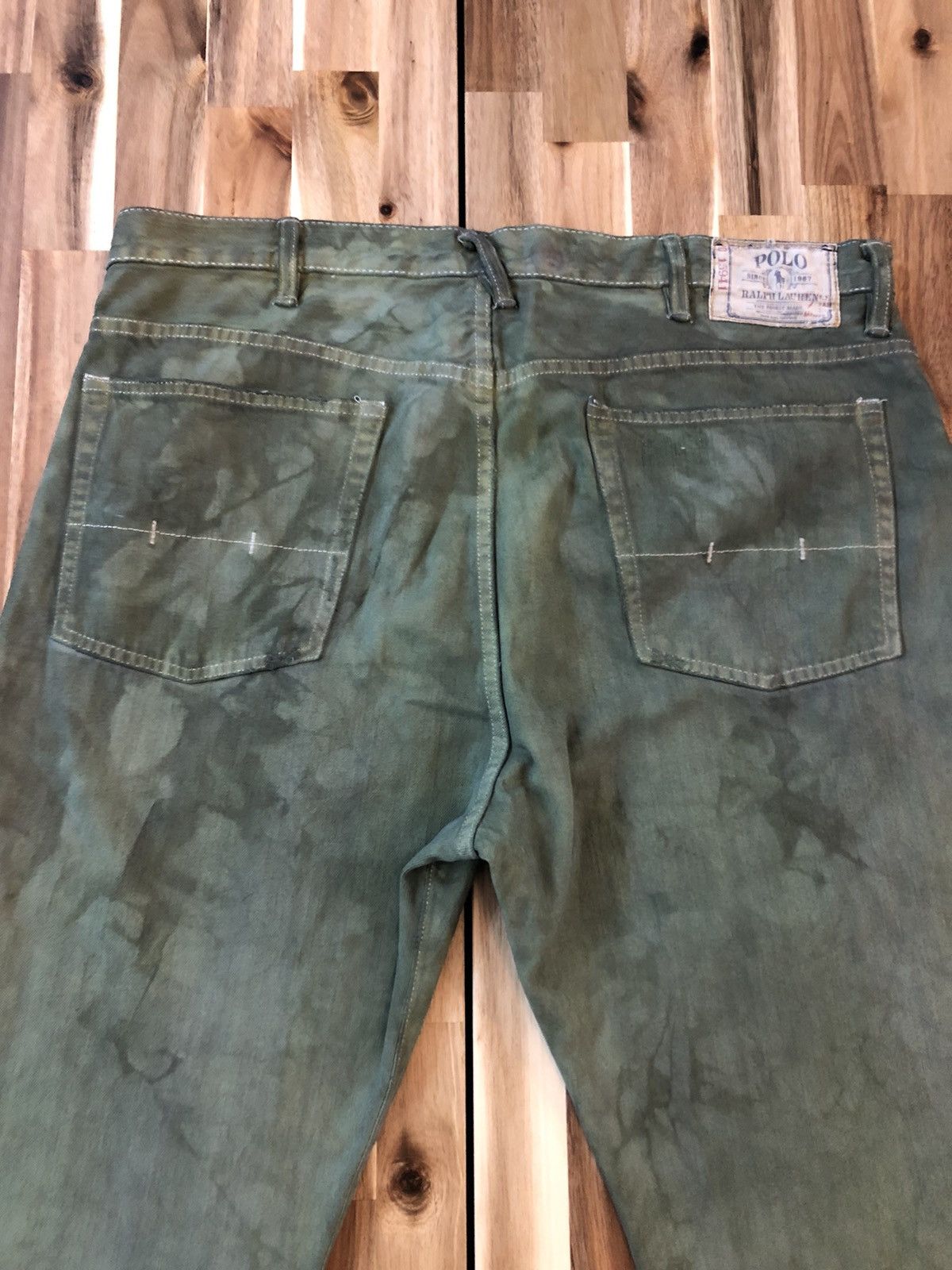 Polo Ralph Lauren Tie Dye Bleach Jeans Denim - 11