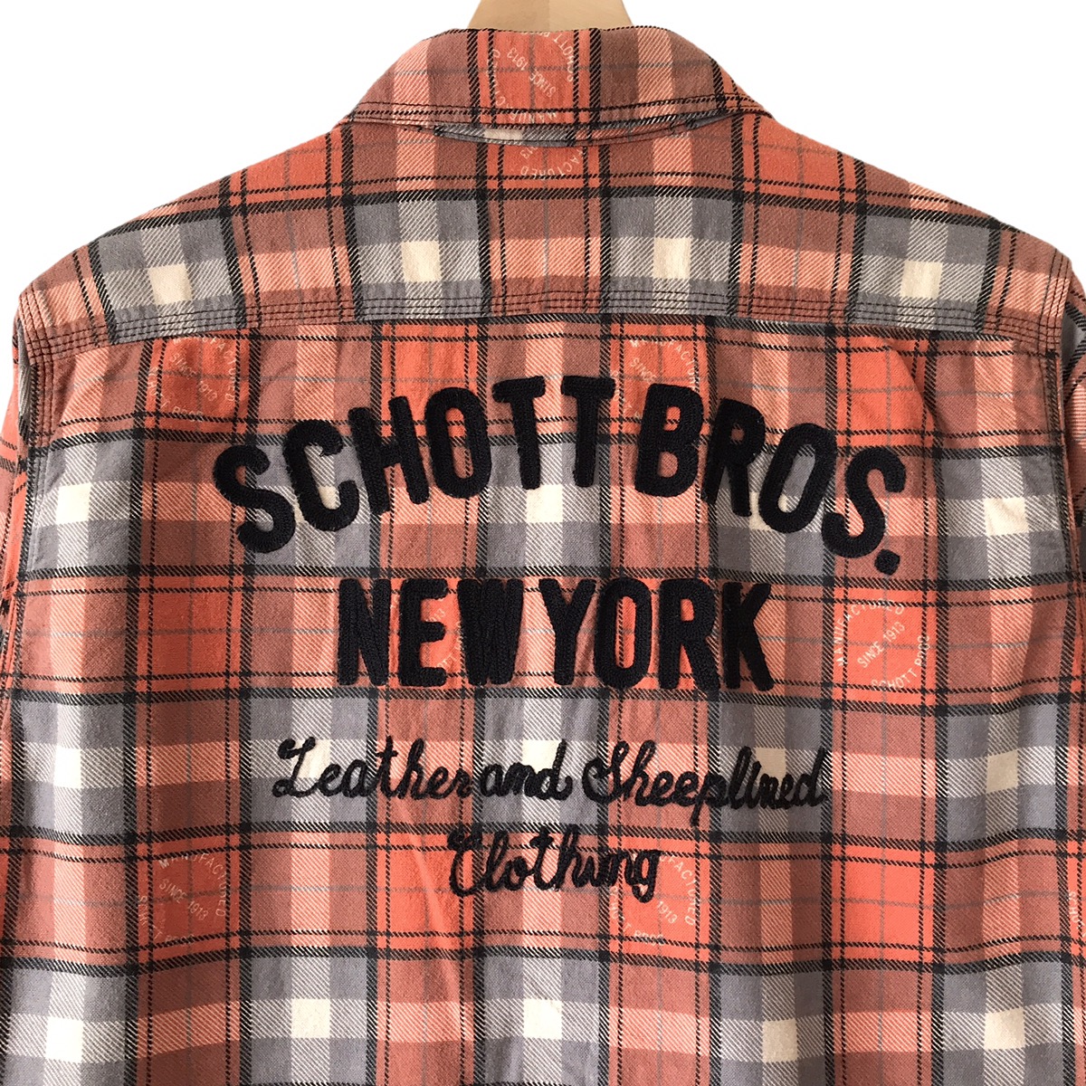 Authentic Schott Bros. NYC Chainstitch Embroidery Shirt - 4