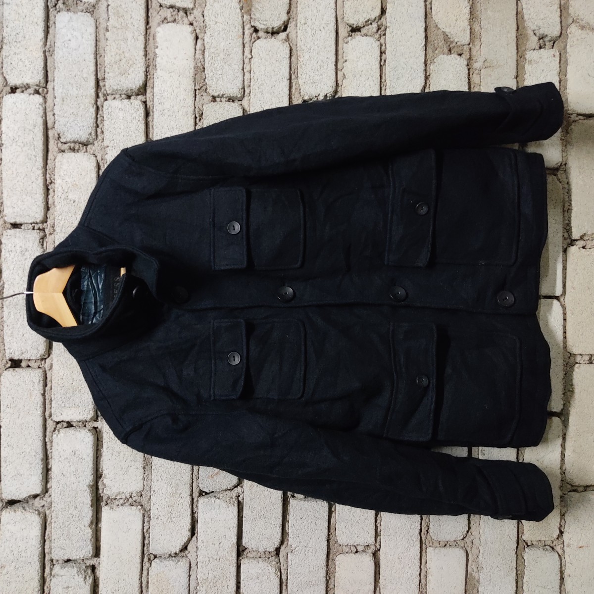 Guess - GUESS LA USA Heavy Coat Wool Multipockets Jacket - 1