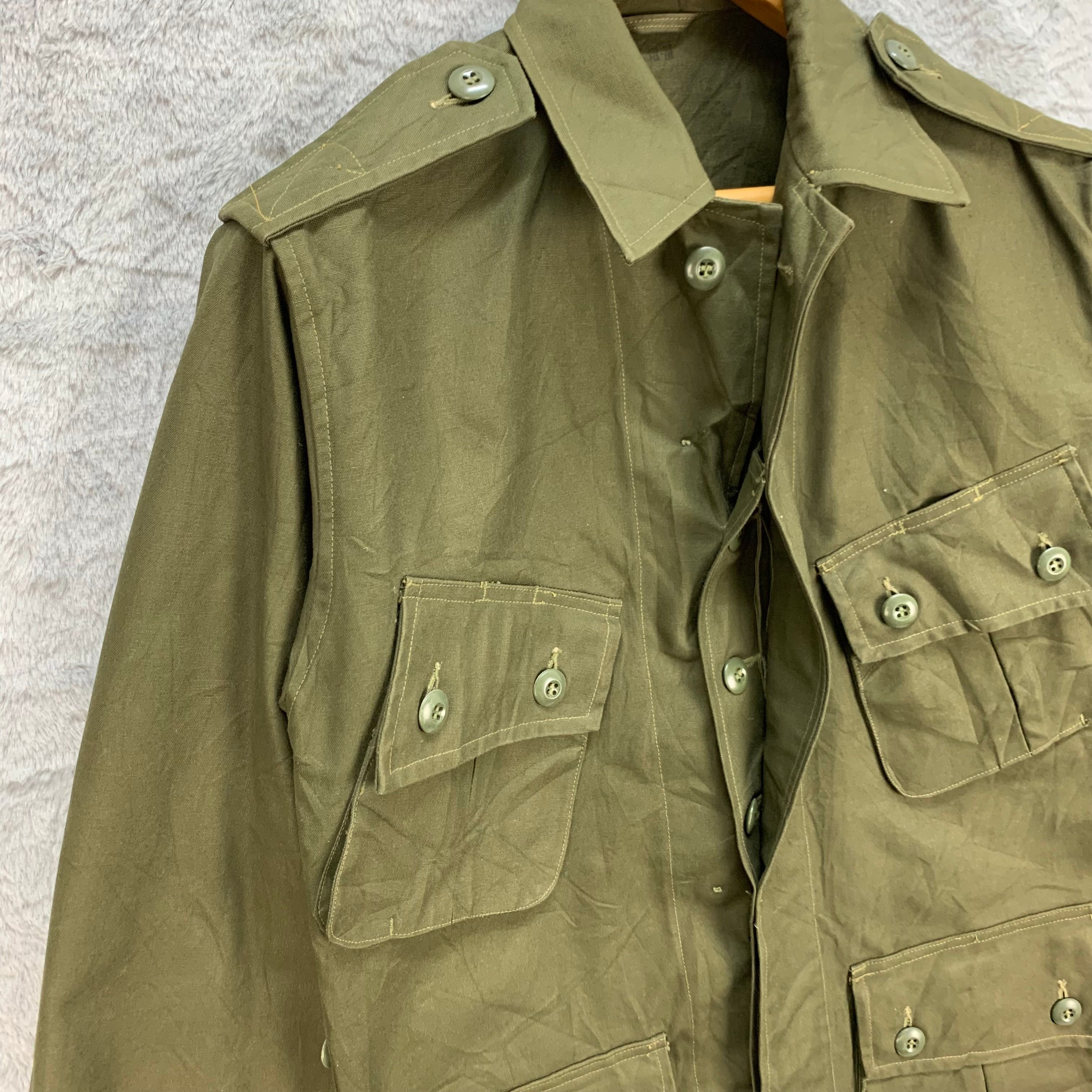 Vintage - Army Uniform Military Field Jacket / Chore Jacket #4400-152 - 6