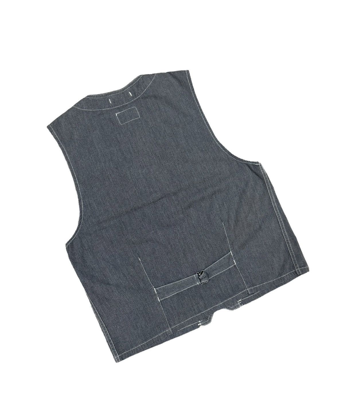 Vtg🔥Engineered Garments Hbt Chambray Buckle Vest Button Vest - 10