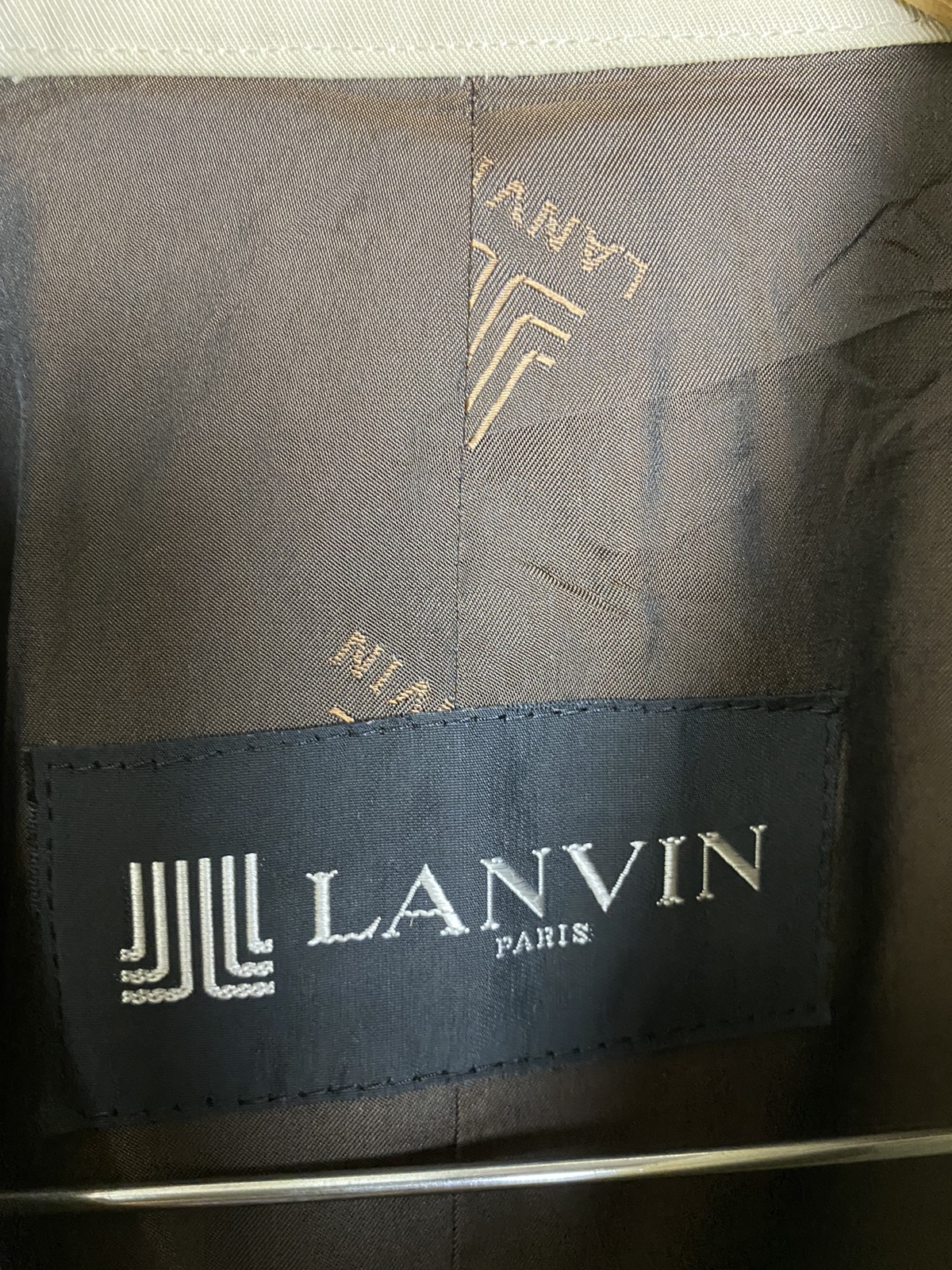Vintage Lanvin Paris Monogram Trench Coat - 9