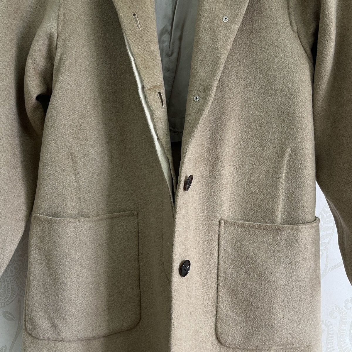 Yoshie Inaba L'Equipe Wool Long Coat Japan - 9