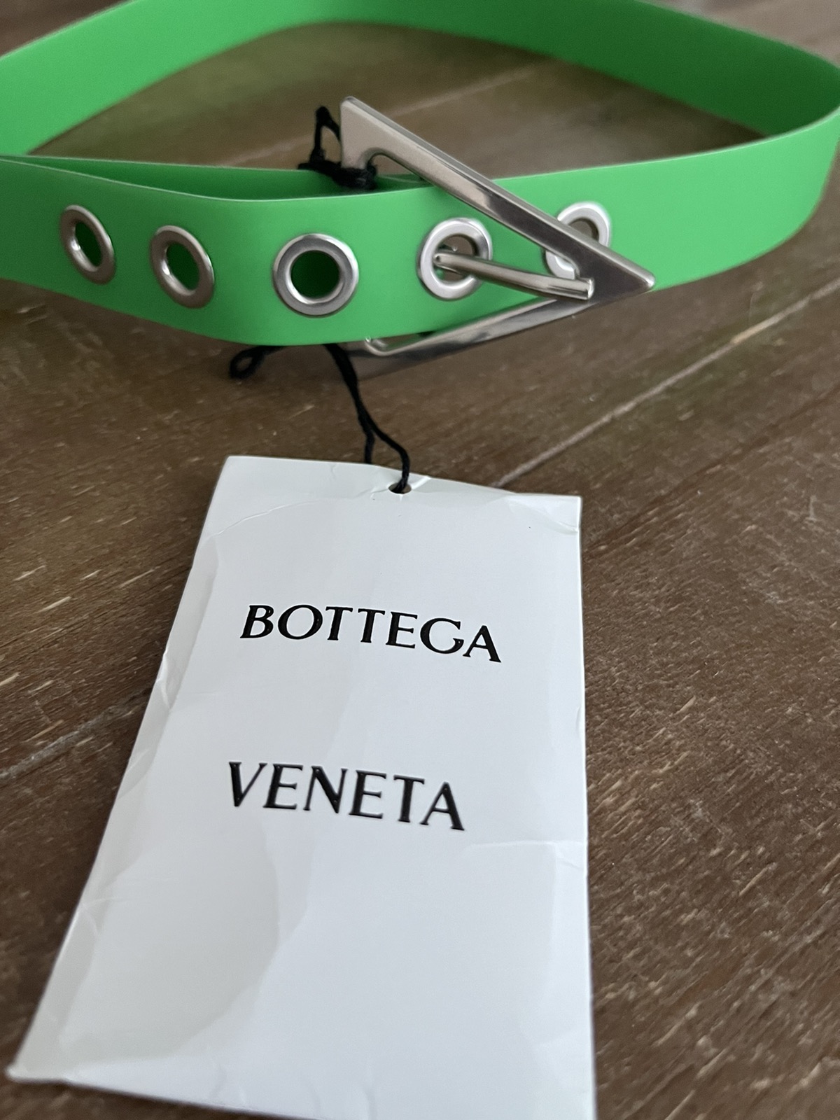 Bottega Veneta Triangle buckle belt - 9