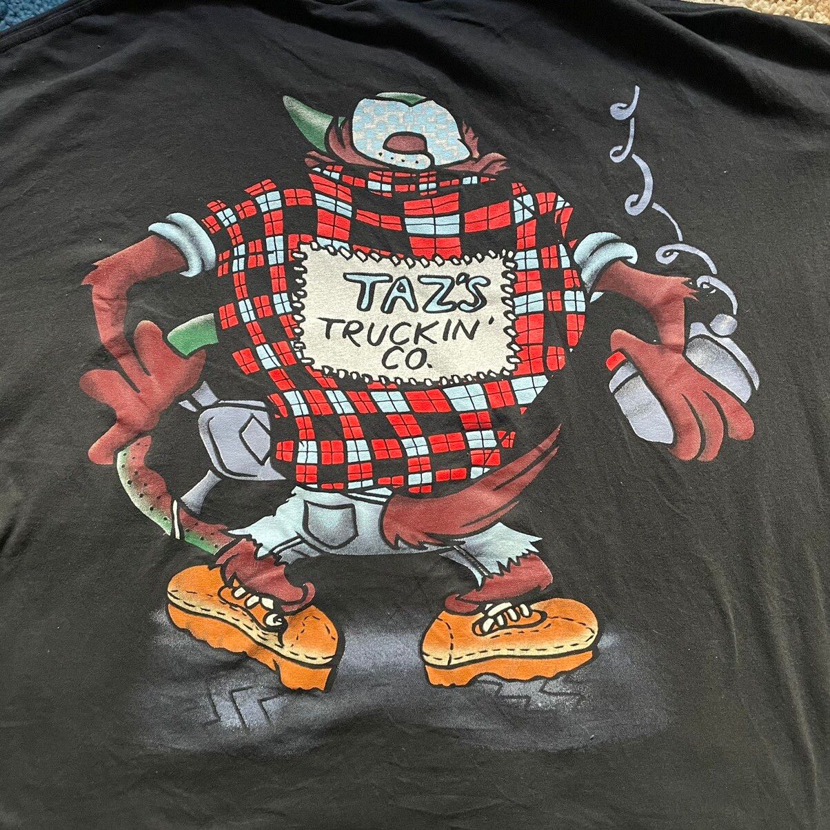 vintage 90’s TAZ’s trucking co. Tee - 5