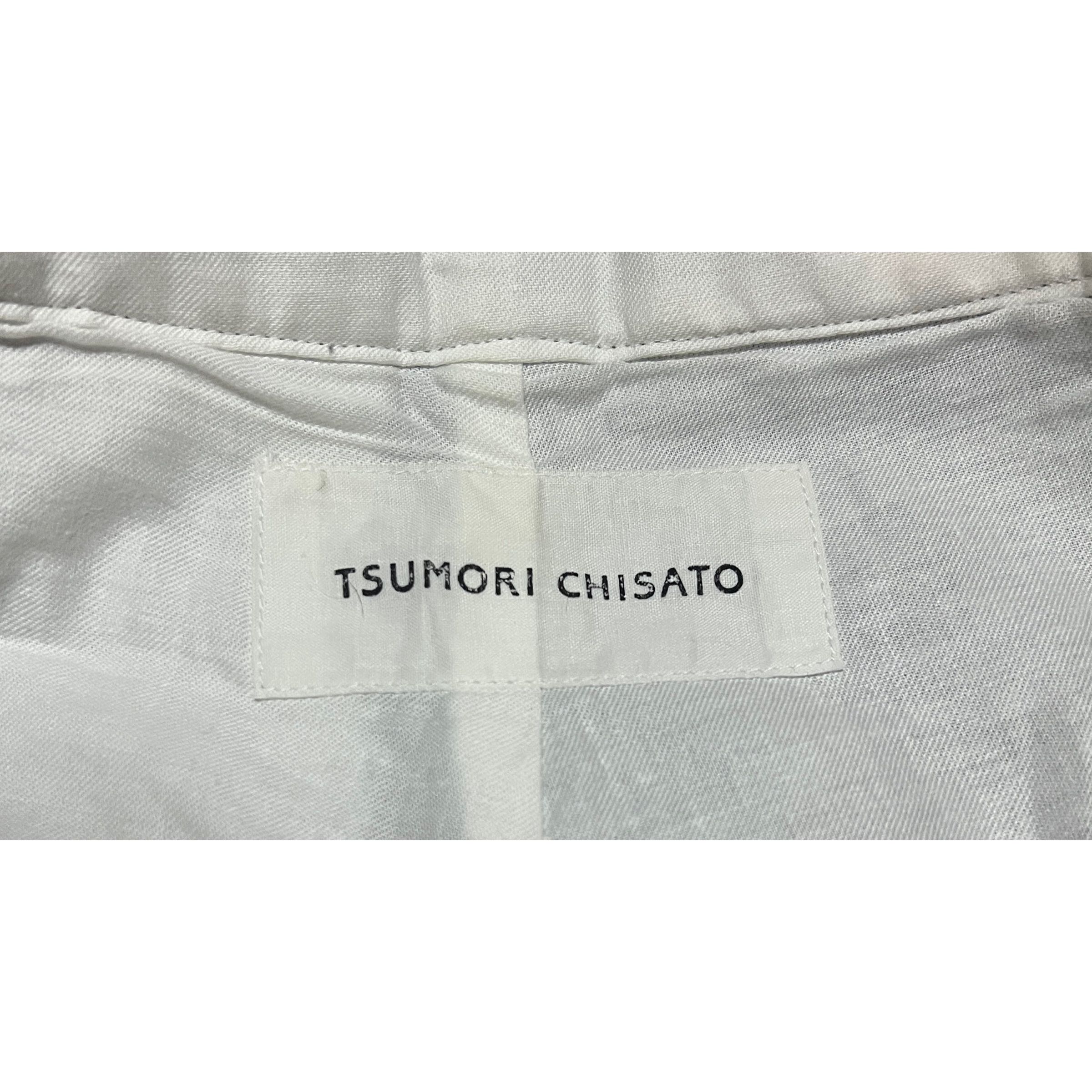 TSUMORI CHISATO ISSEY MIYAKE SUEDE COTTON PANT - 3