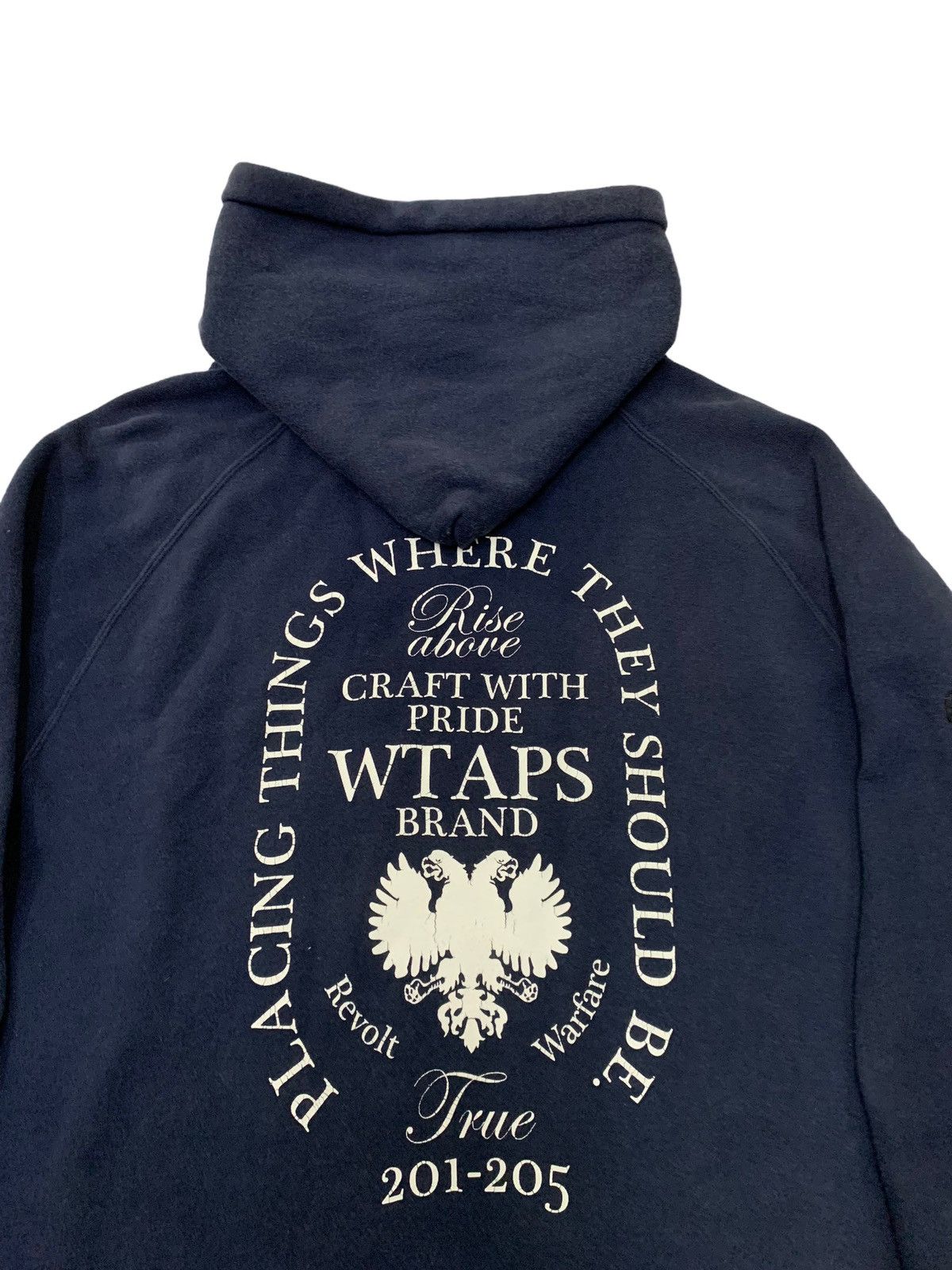 🔥WTAPS NAVY PULLOVER HOODIE - 4