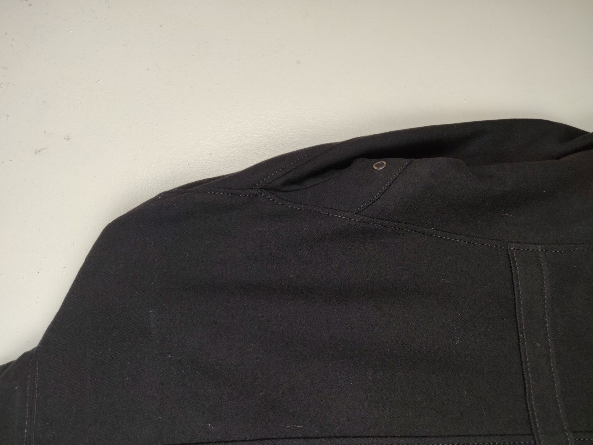 Cashmere & Wool - Wool Button Heavy Jacket Winter Season - 15