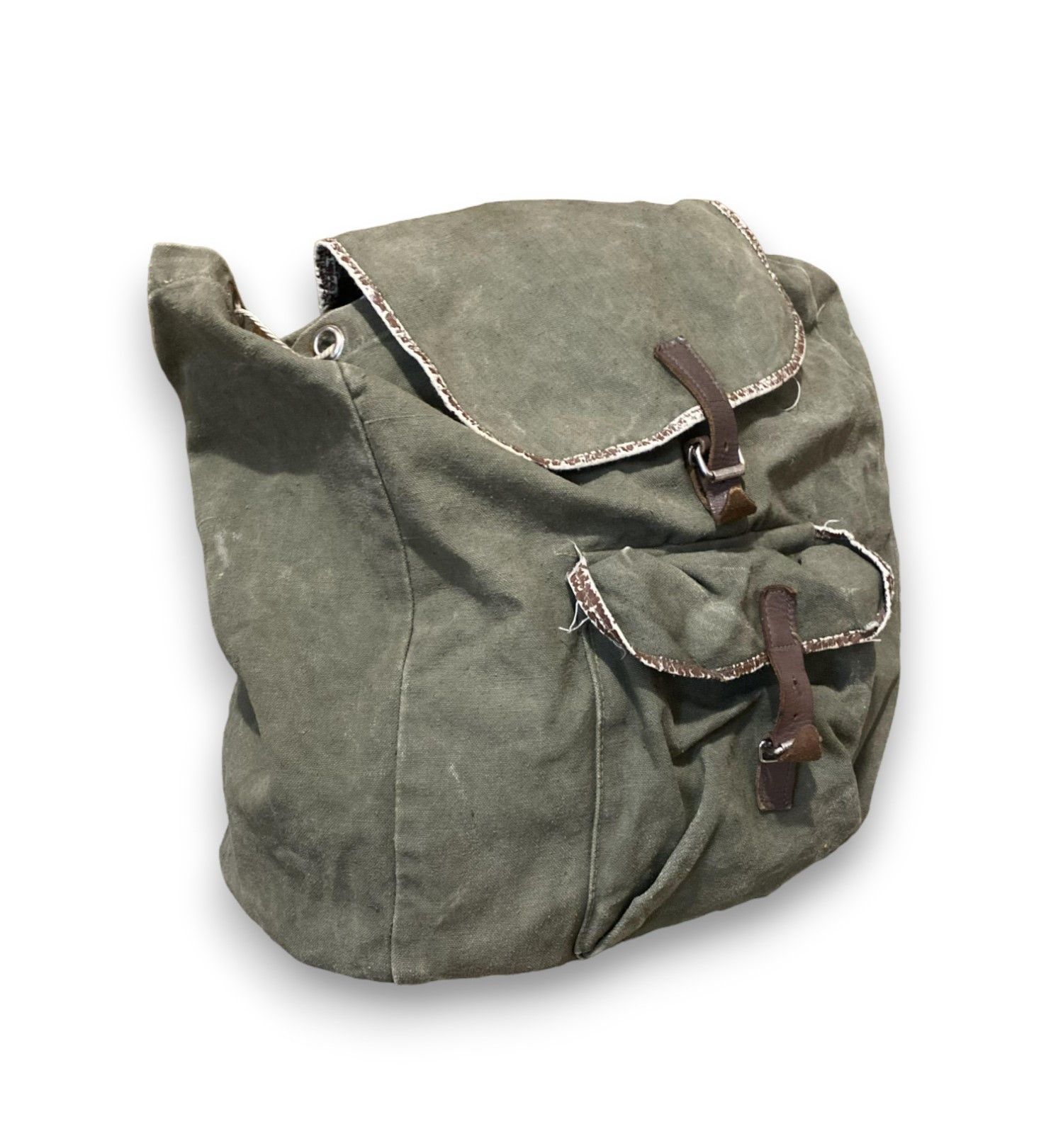 USSR Backpack Rucksack Military Hiking Vintage Rare Green - 5