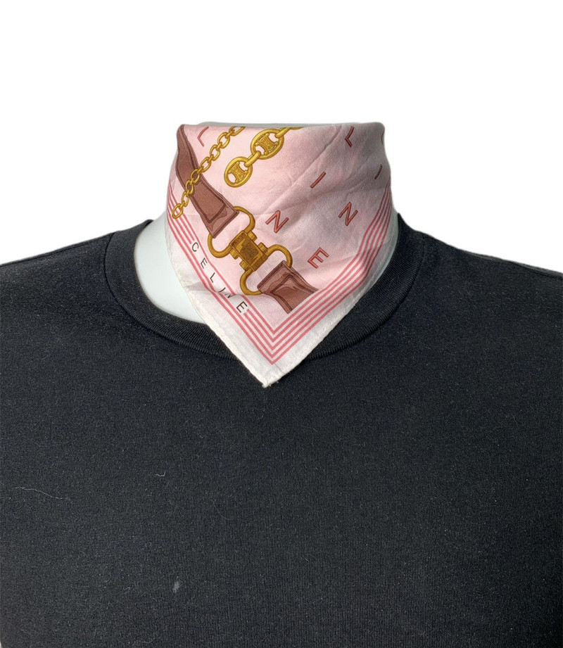 Celine Handkerchief Bandana Neckerchief Neckwear Scarf - 1